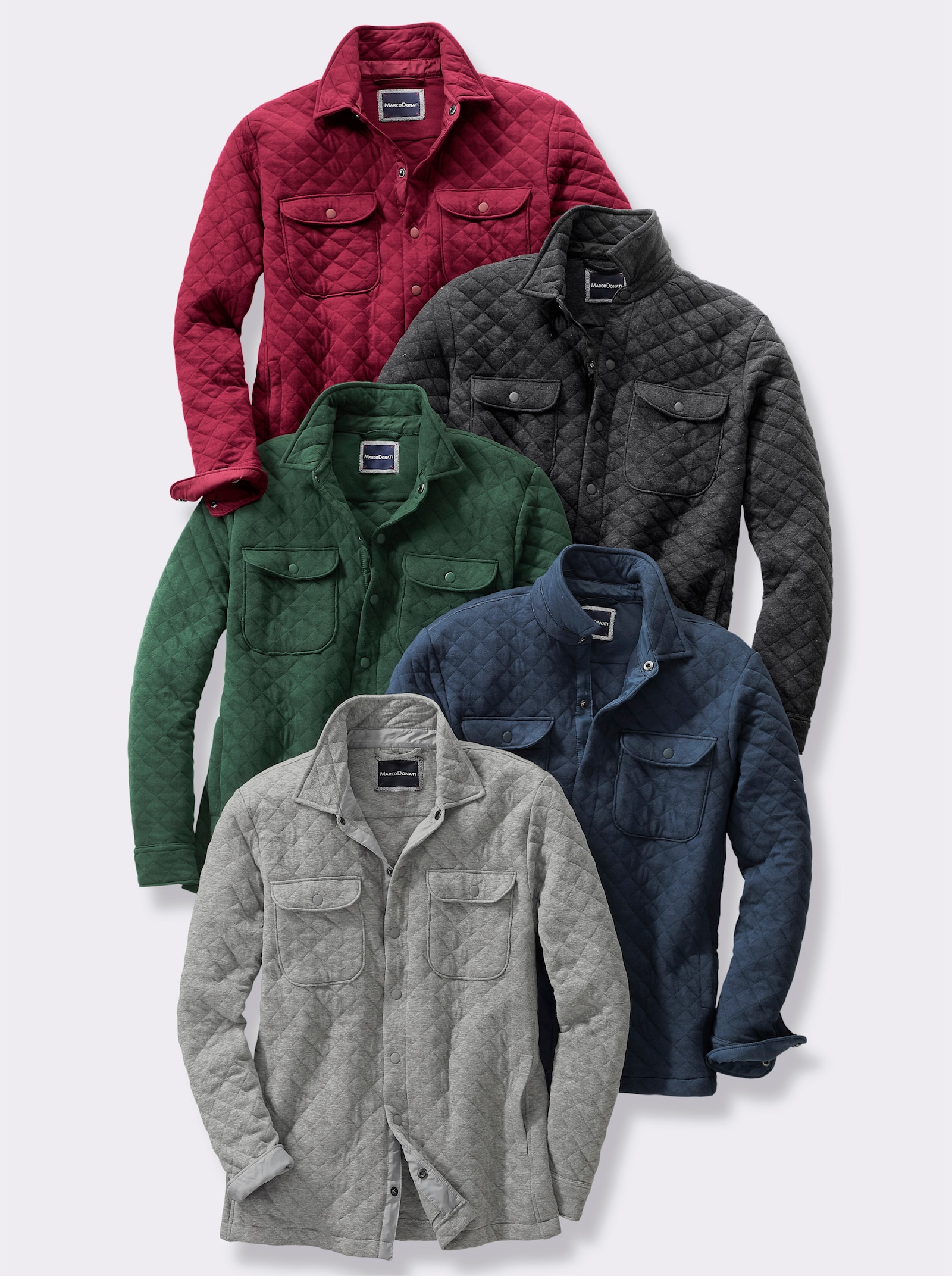 Marco Donati Jacke für die Übergangszeit, leicht wattiert - dunkelblau