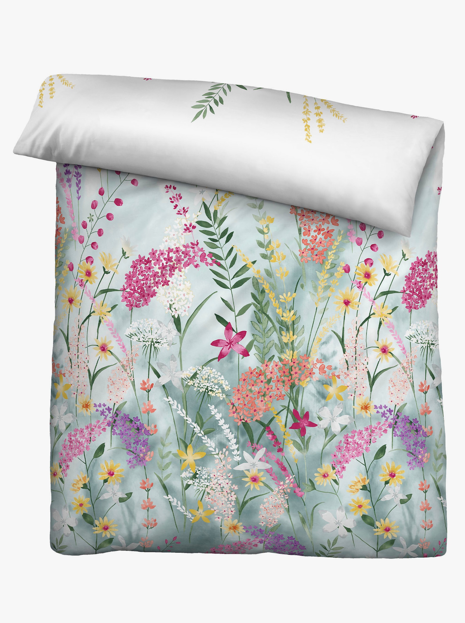 Biberna Bettwäsche - aqua-bedruckt