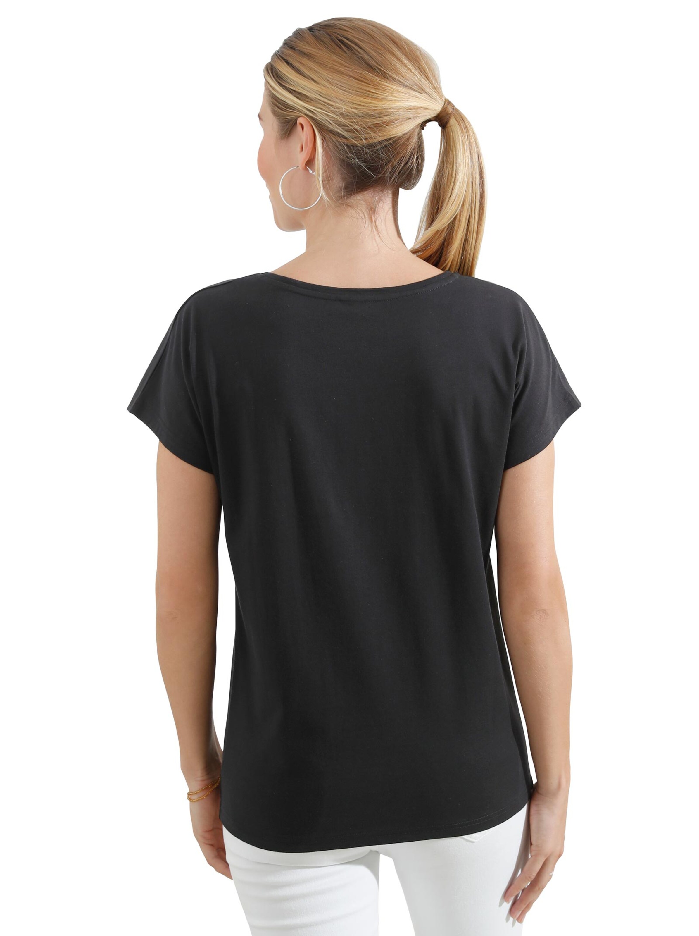 Shirt - schwarz-bedruckt