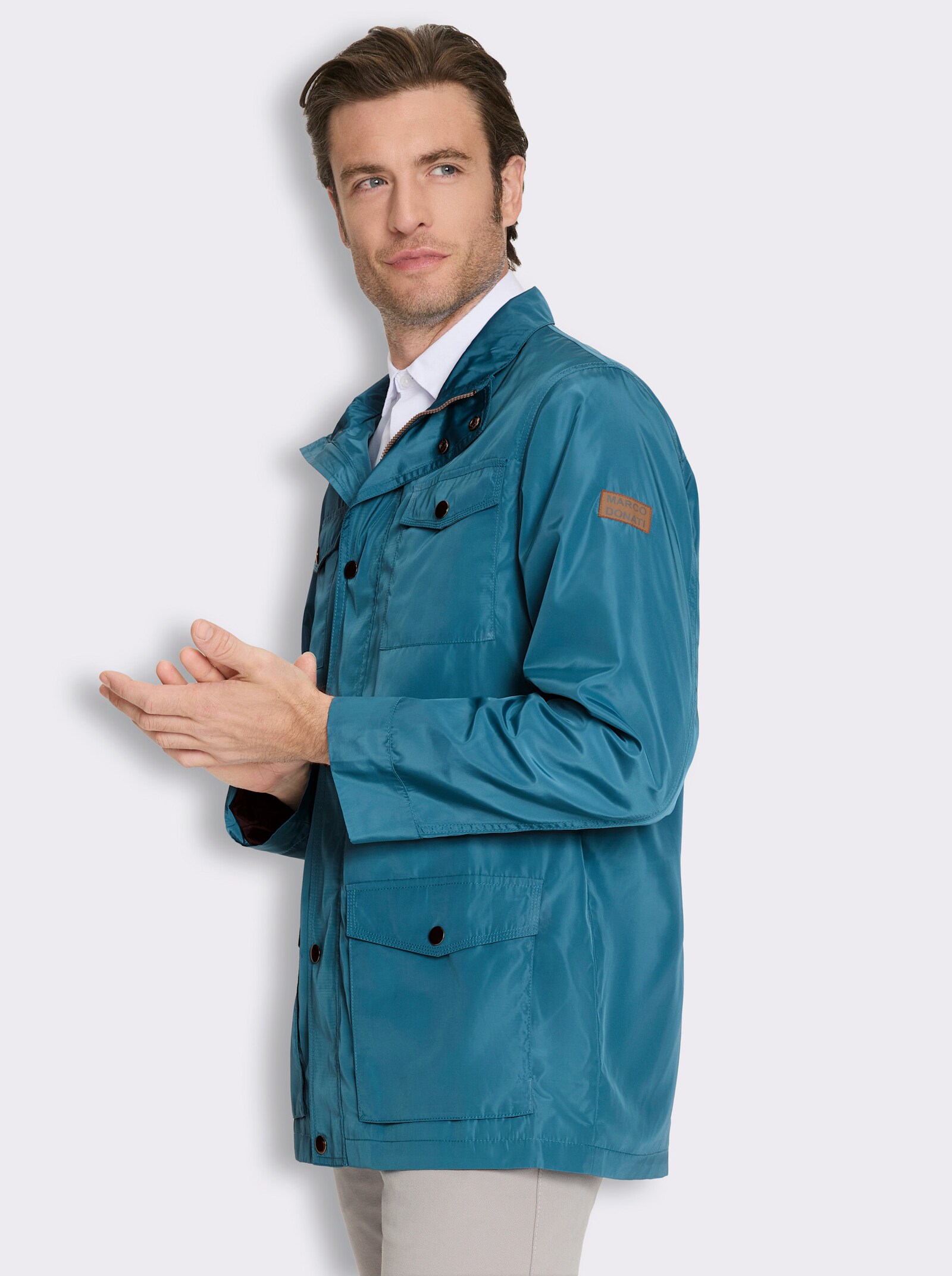 Marco Donati Longjacke mit vielen Taschen - topas