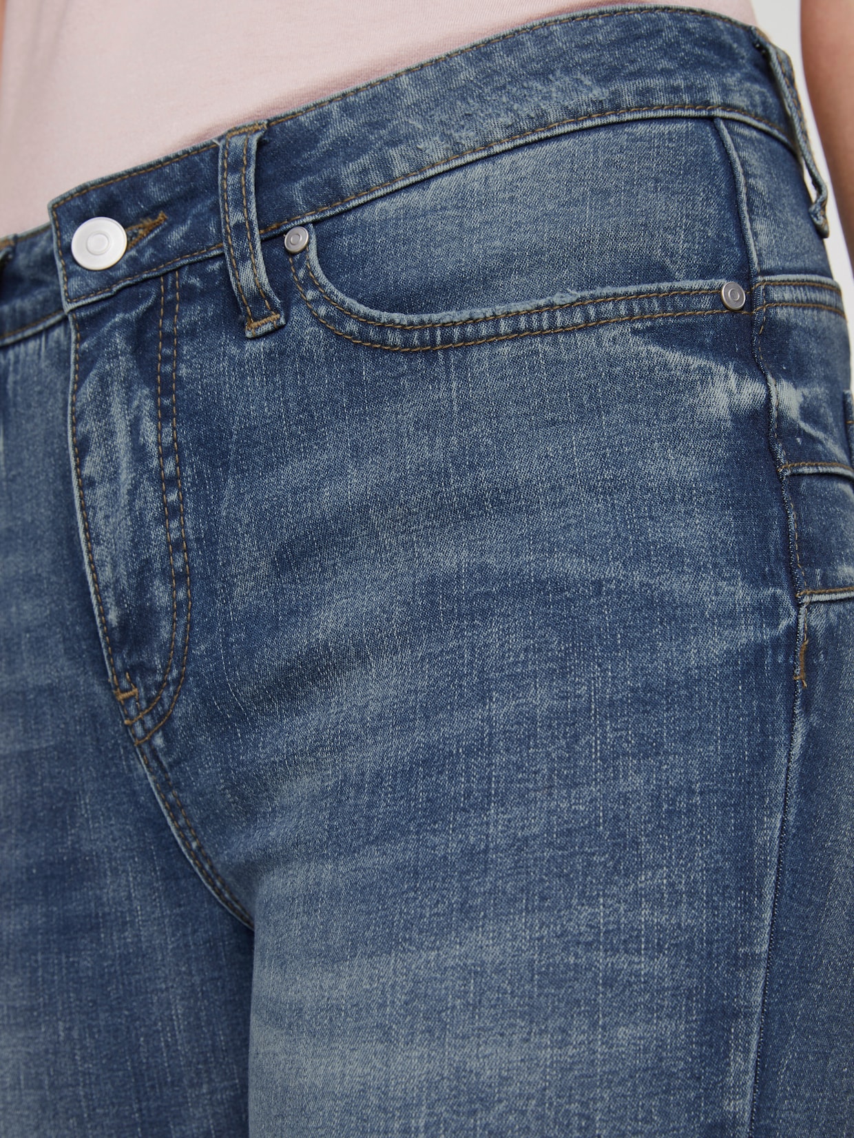 heine Jeans effet ventre plat - bleu denim