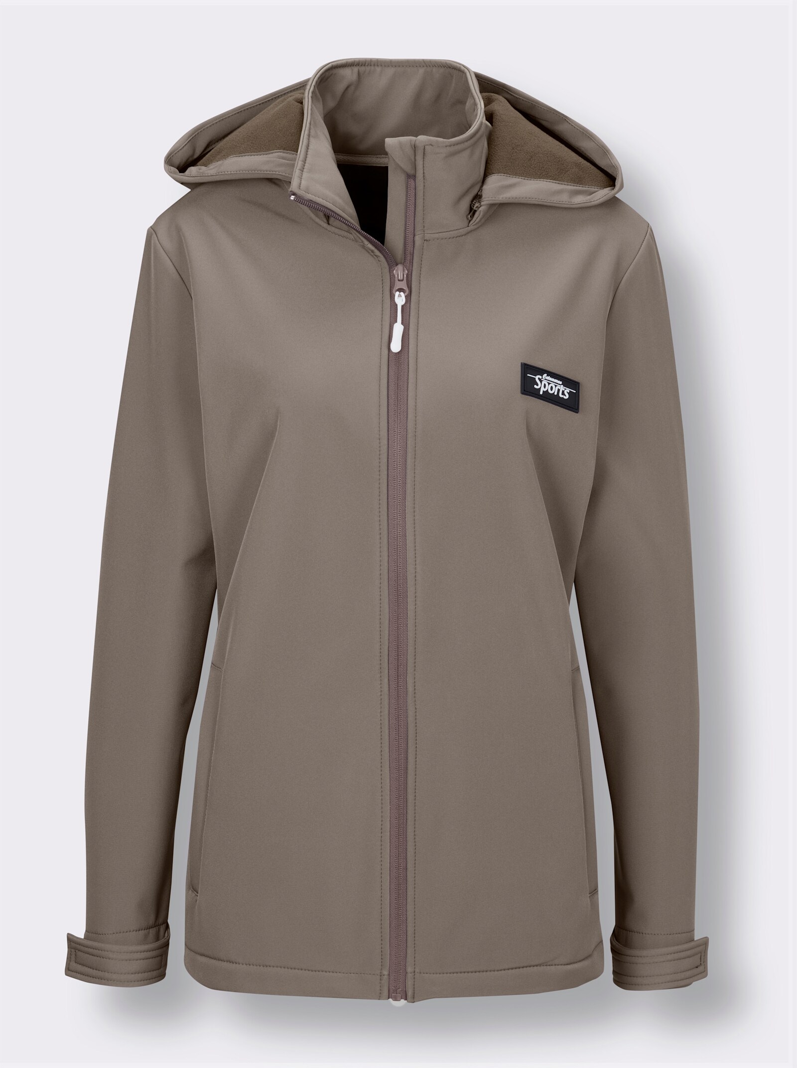Catamaran Sports Funktionsjacke mit Fleece-Innenseite - taupe