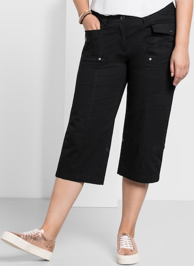 sheego 3/4-Hose - schwarz