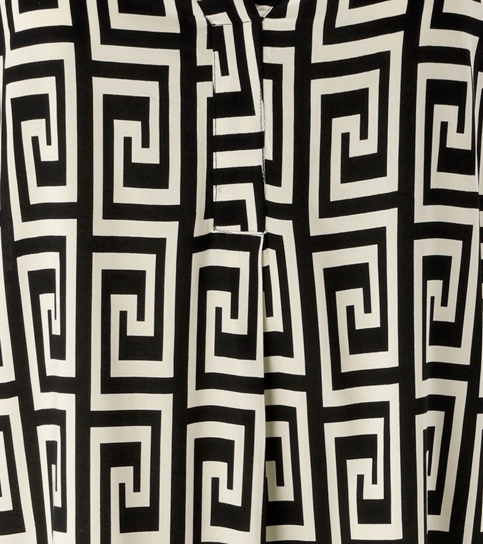 Aniston PLUS Blusenkleid - schwarz-weiß