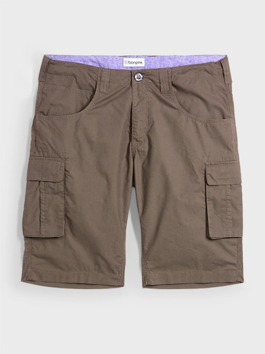 Bermudas mit insgesamt 6 Taschen - schoko-schlamm-gemustert