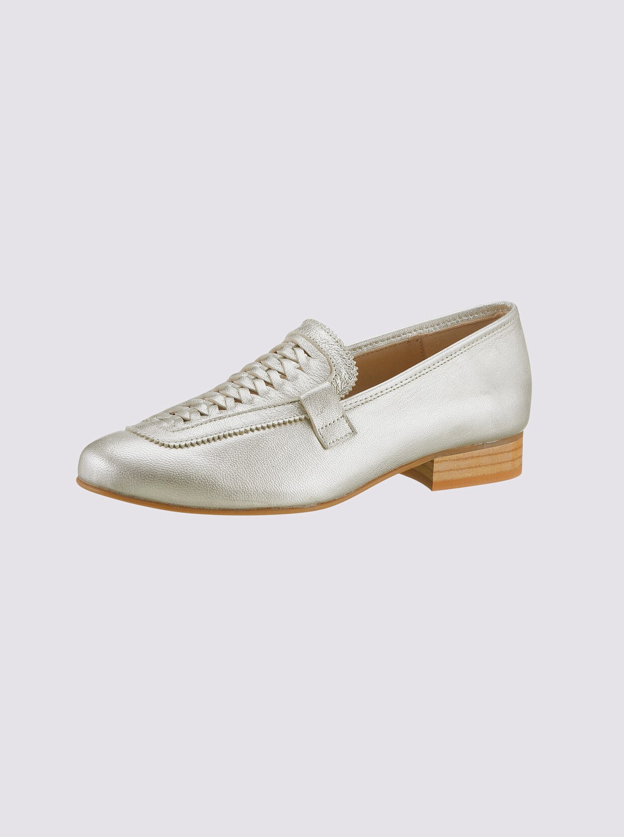 heine instapper - taupe/metallic