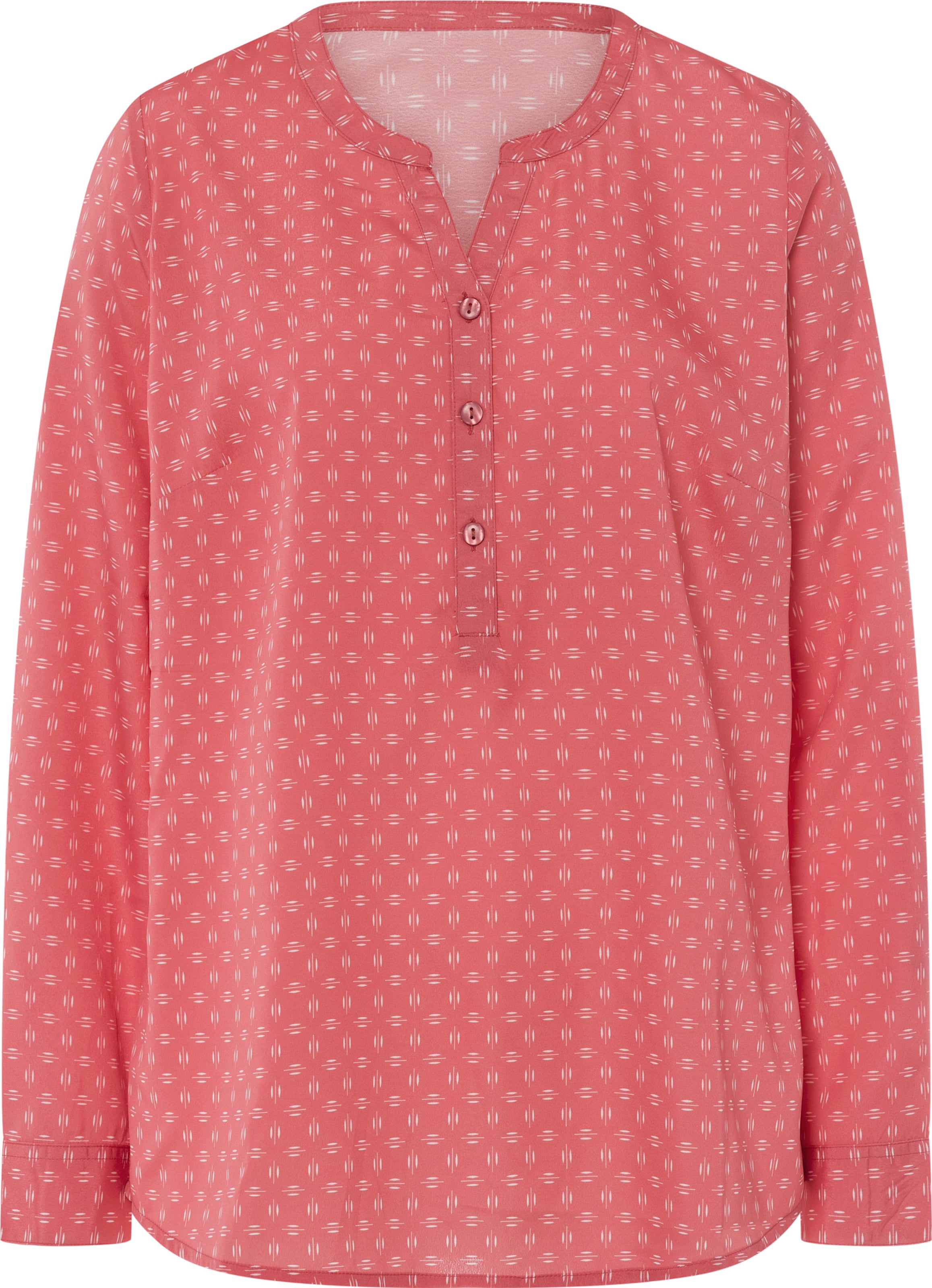 Your Look... for less! Dames Comfortabele blouse koraal/wit geprint Größe