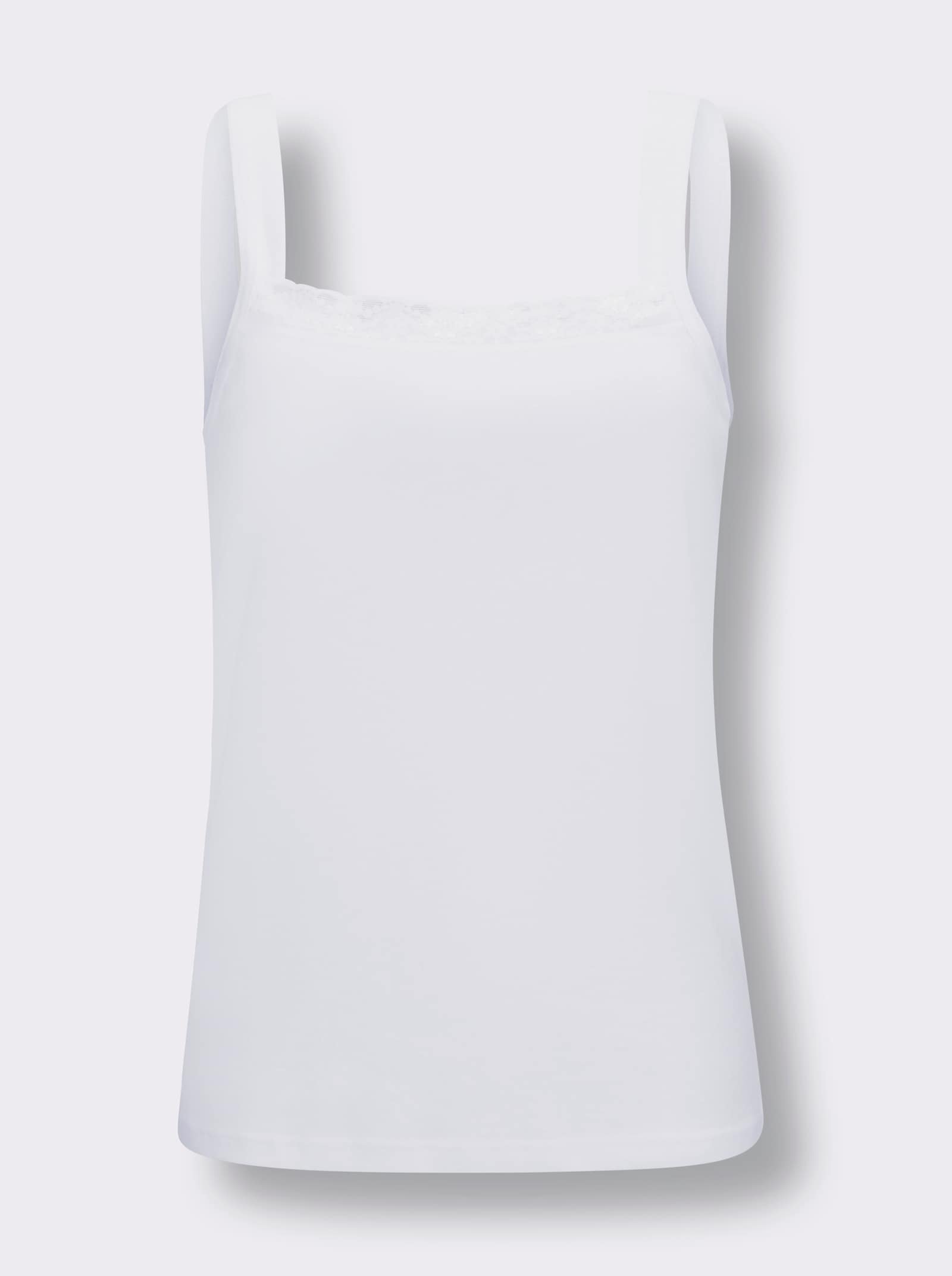 wäschepur Trägerhemd - weiß