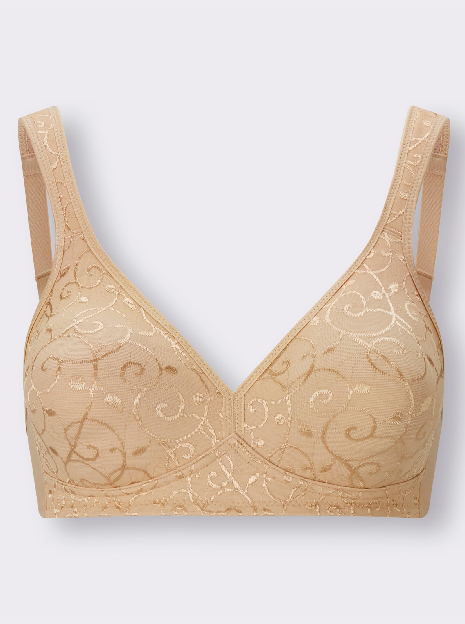 Triumph BH ohne Bügel mit vorgeformten Cups - elfenbein