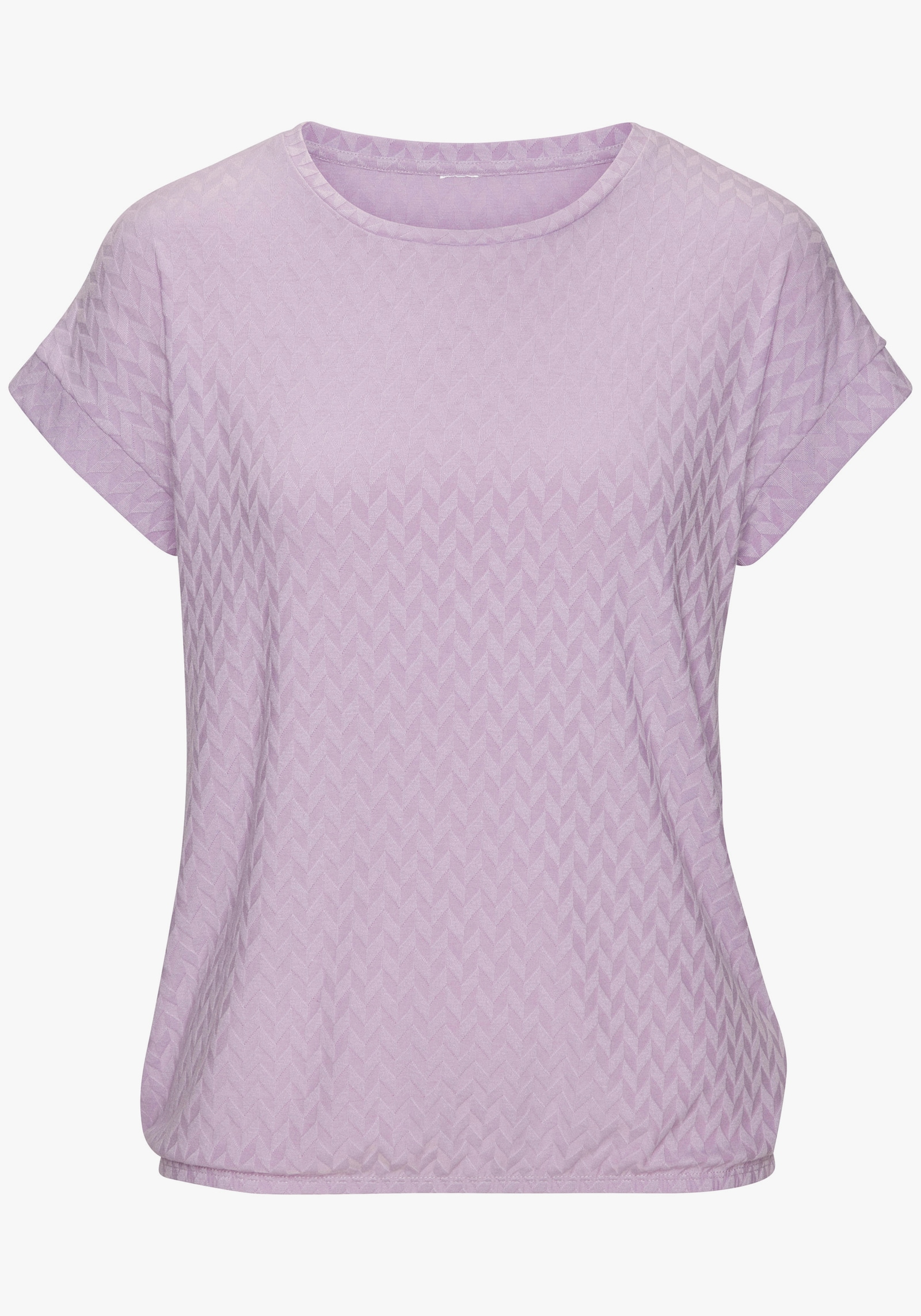 Vivance Kurzarmshirt - eisblau, lila