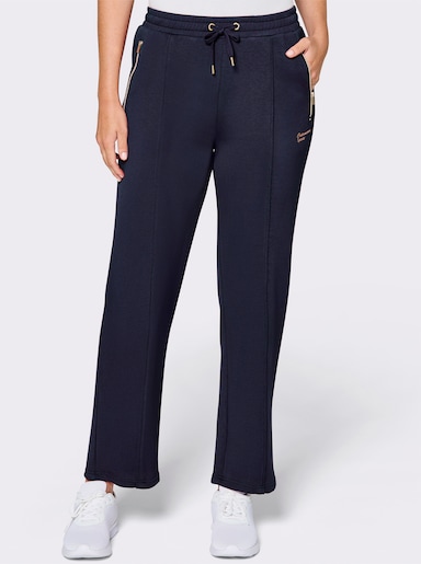 Catamaran Sports Freizeithose mit Kontrast-Paspel - marine