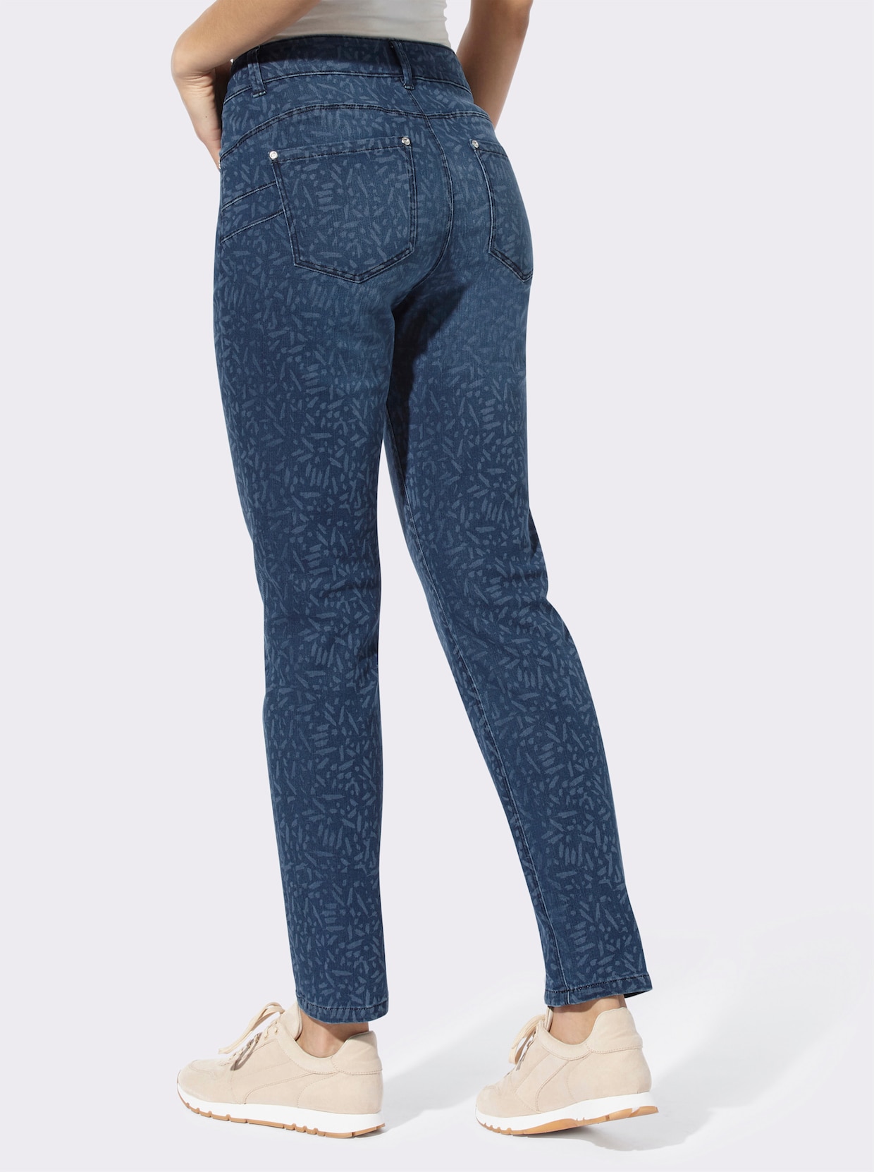 heine Jean push-up - bleu délavé