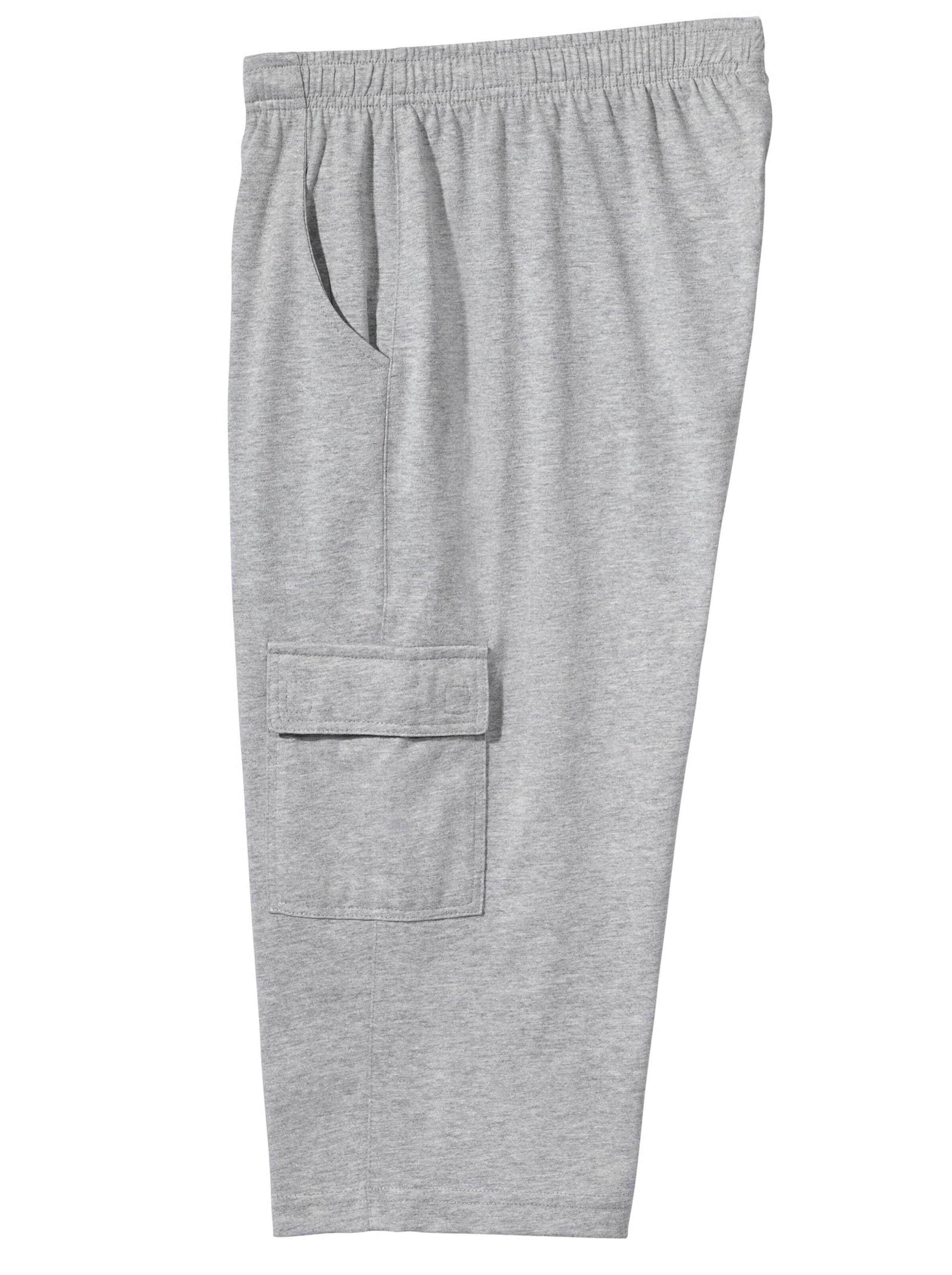 Freizeithose - grau-meliert