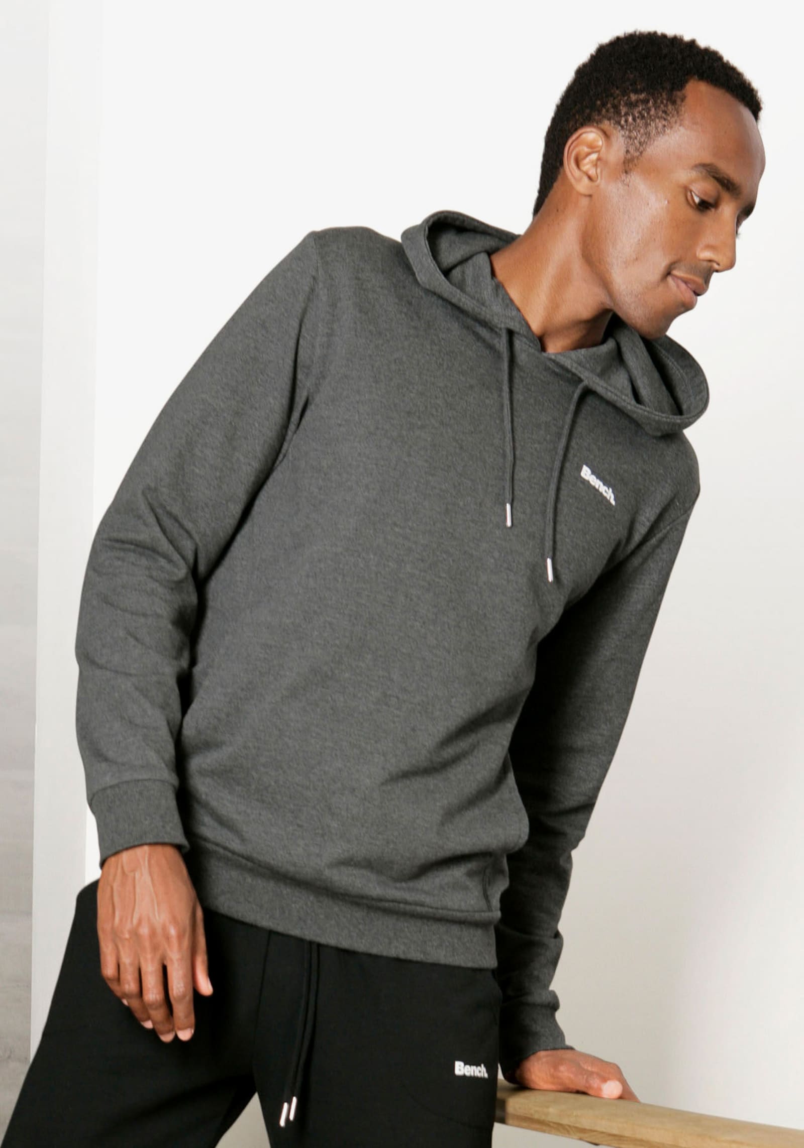 Bench. Loungewear Hoodie - anthrazit-meliert