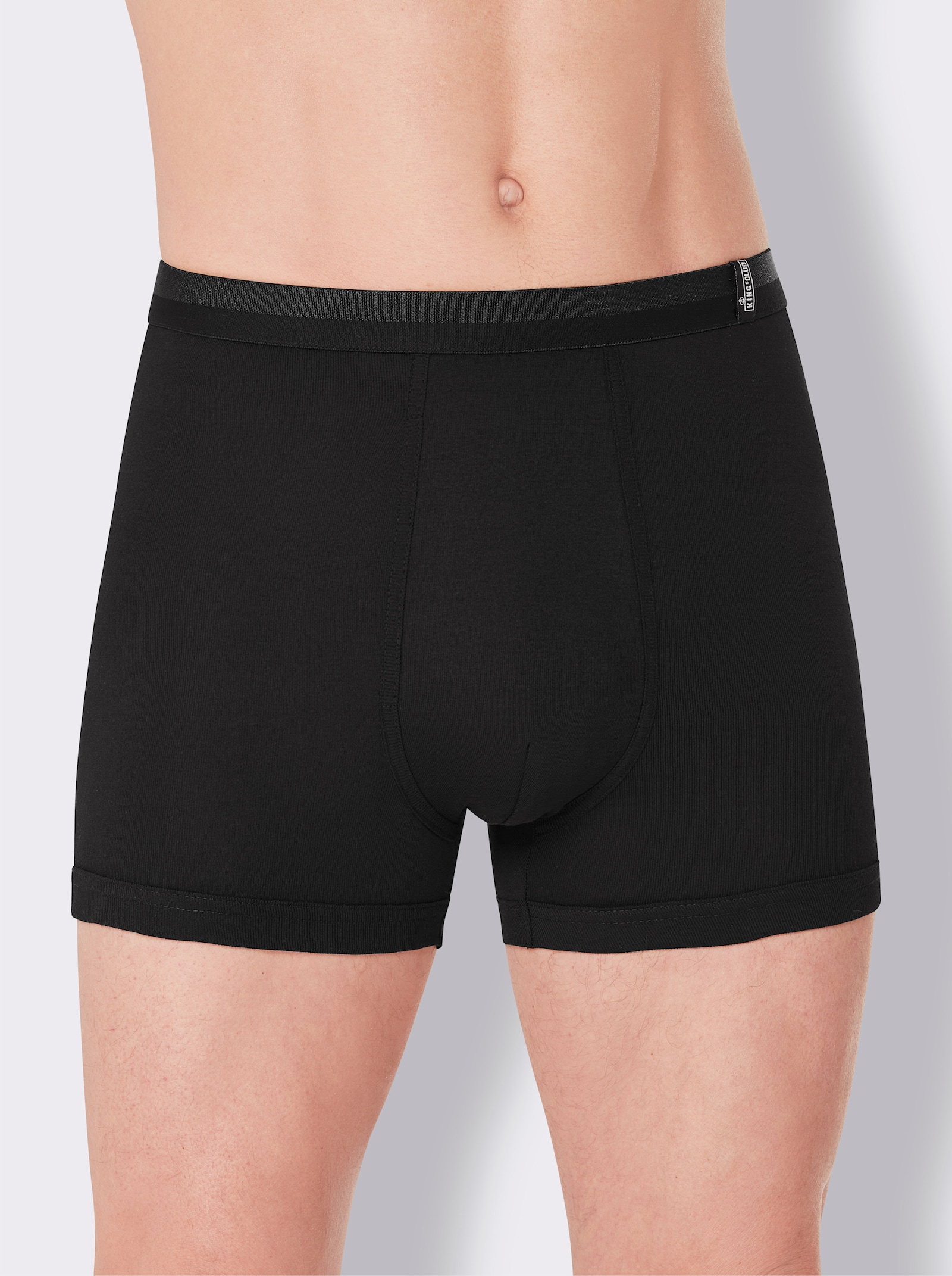 KINGsCLUB Broek kort - zwart + grijs gemêleerd + marine