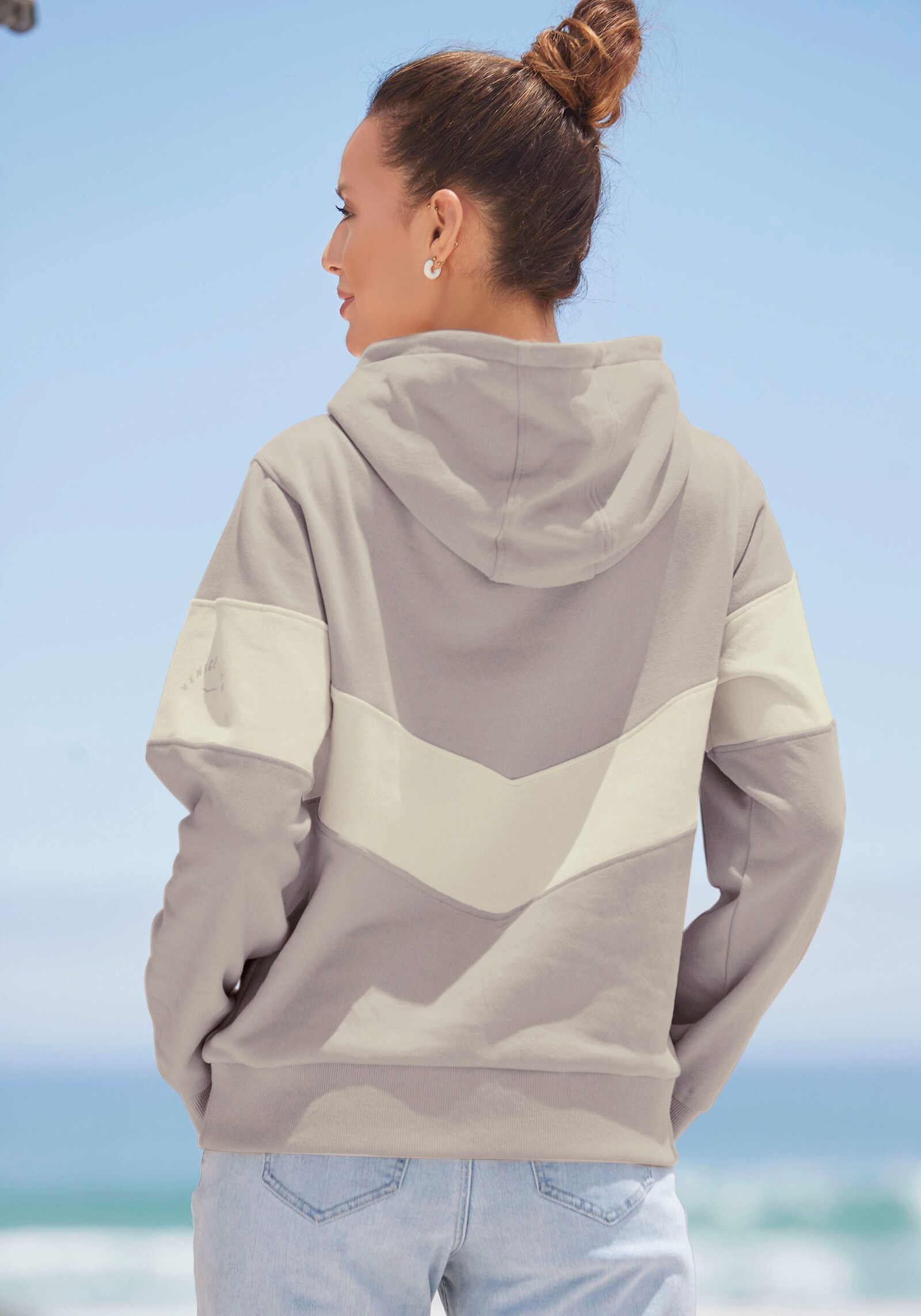 Venice Beach Sweatshirt à capuche - beige-vanille
