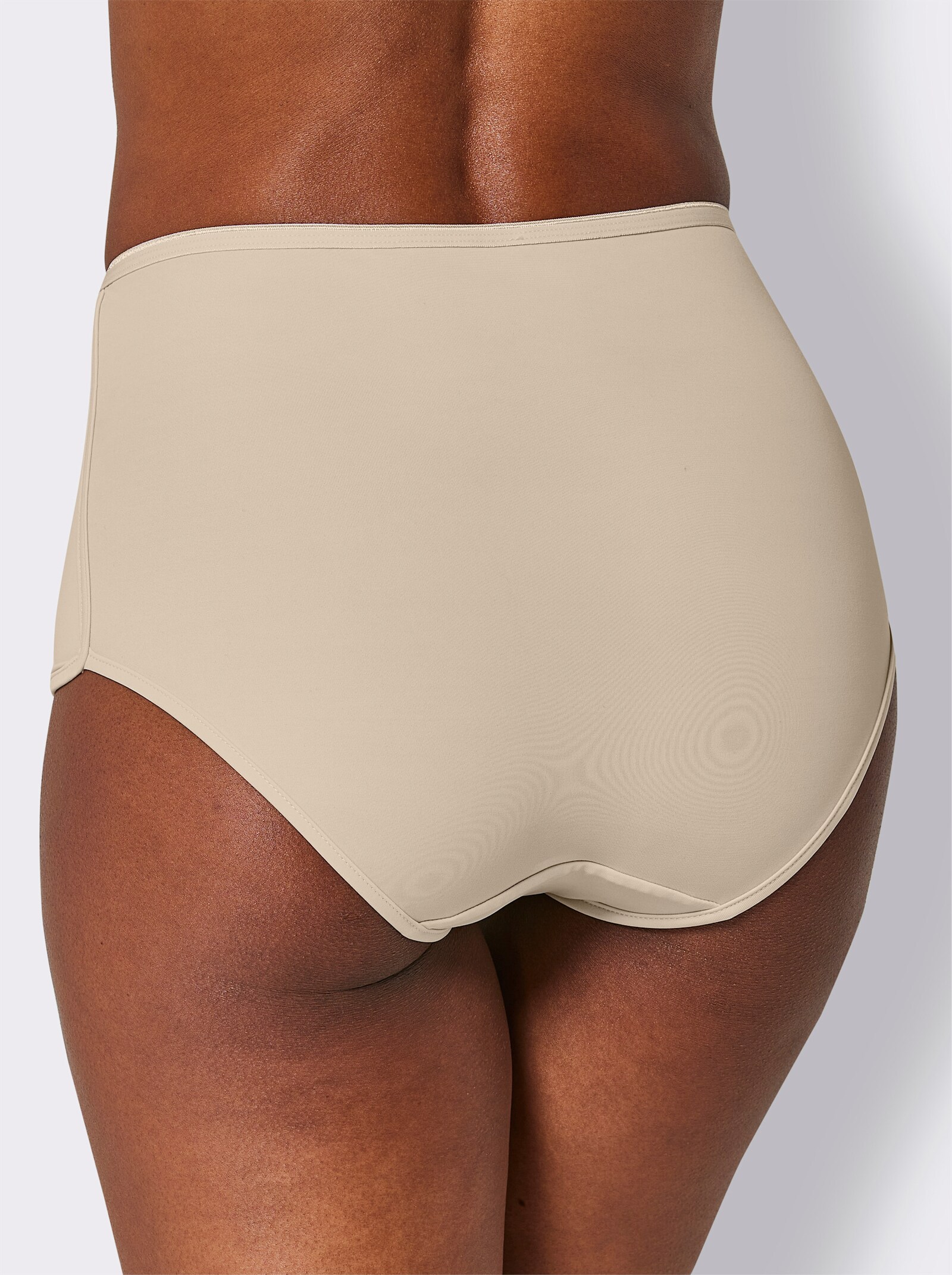 wäschepur Hipster mit flachen Abschlüssen - elfenbein