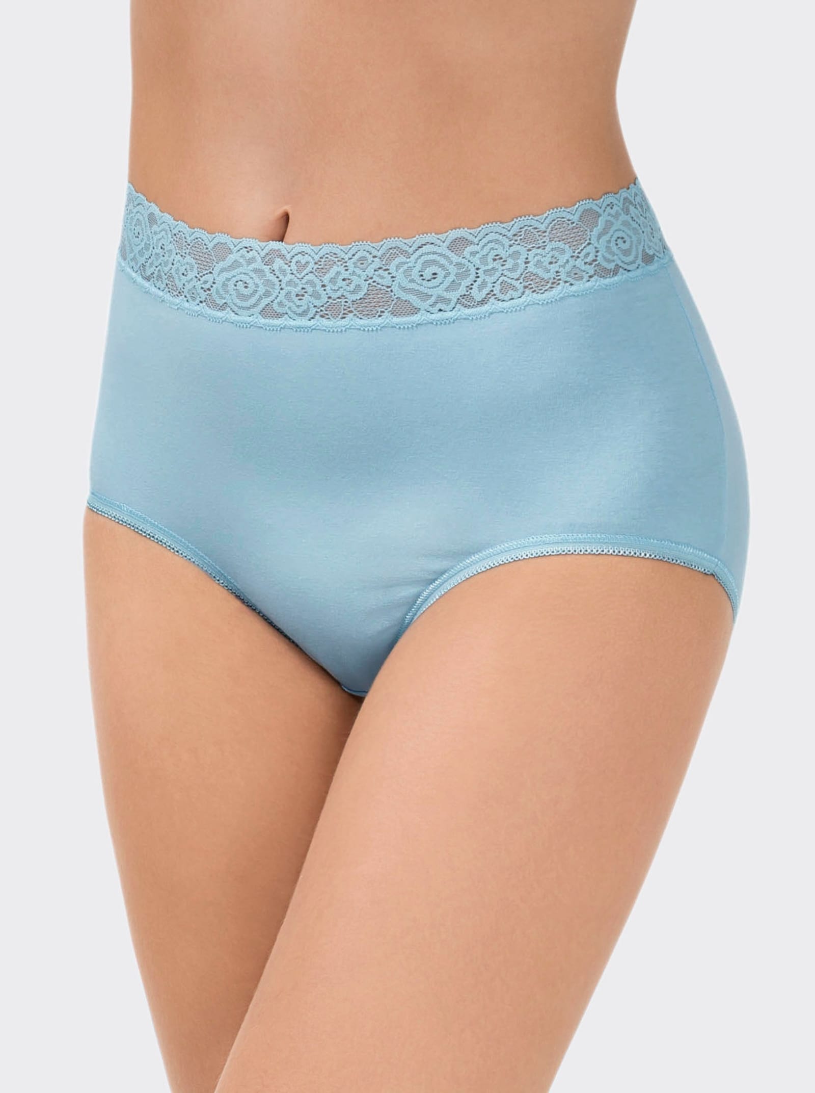 wäschepur Tailleslip met elastisch kant - op kleur gesorteerd