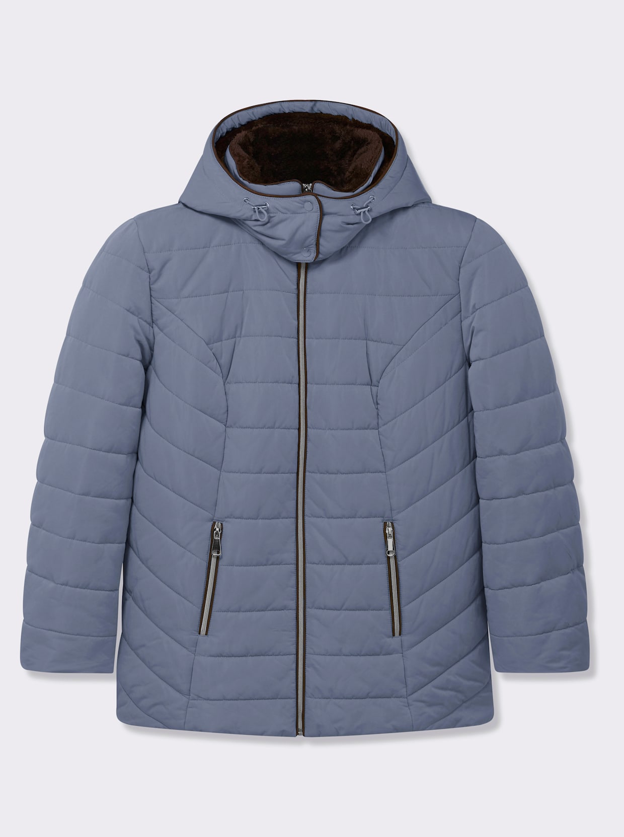 Steppjacke - rauchblau