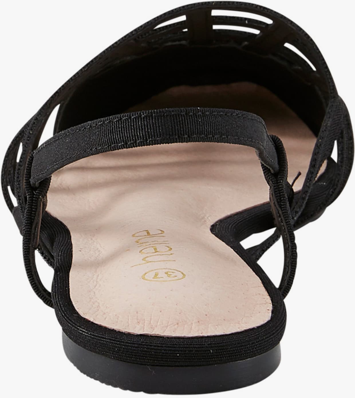 heine slipper - zwart