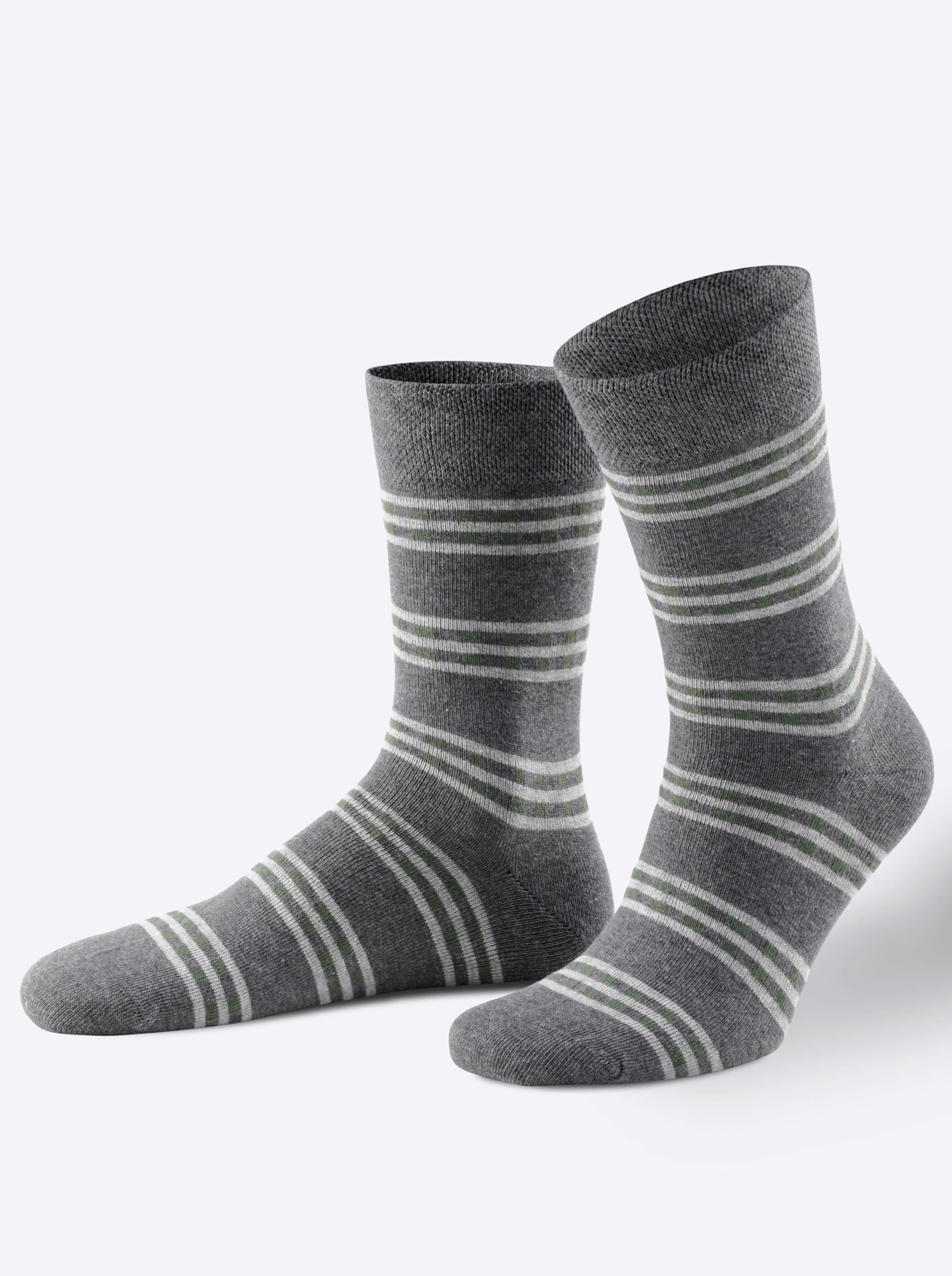 Witt Herren Herren-Socken, farbig-sortiert