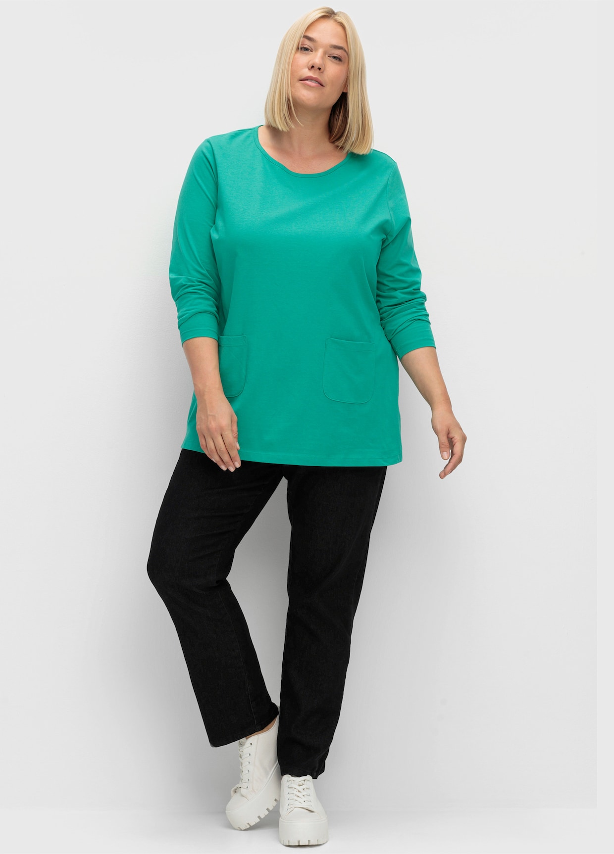 Longshirt - smaragd