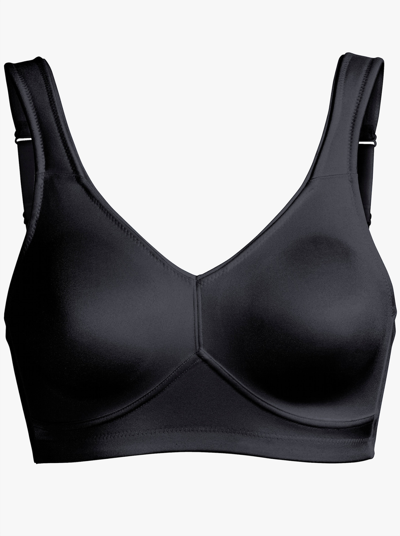 Speidel Beugelloze comfortbeha met dubbellaagse cups - zwart