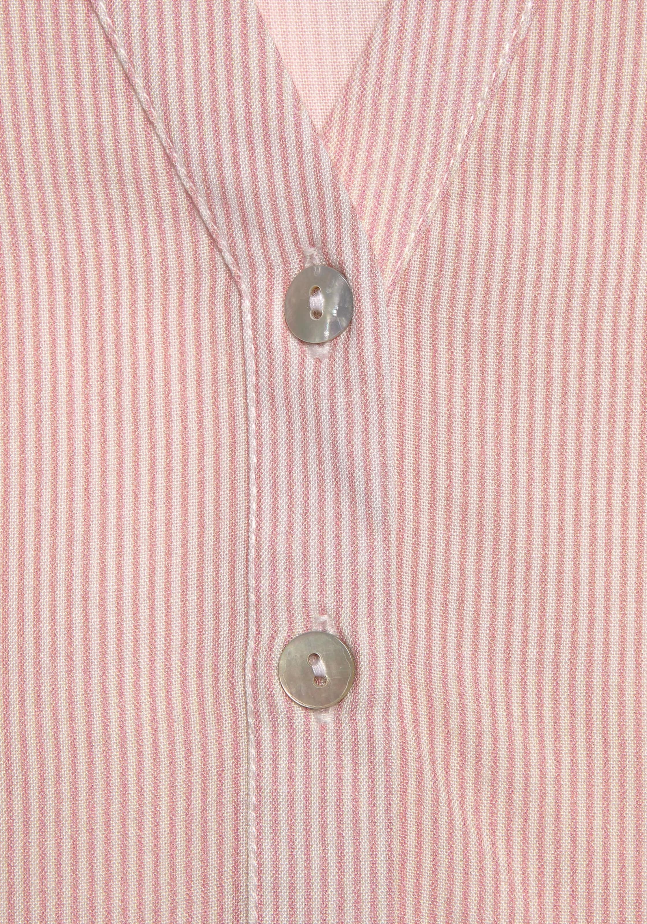 Damenmode Shirts LASCANA Shirtbluse in mauve-weiß-gestreift 
