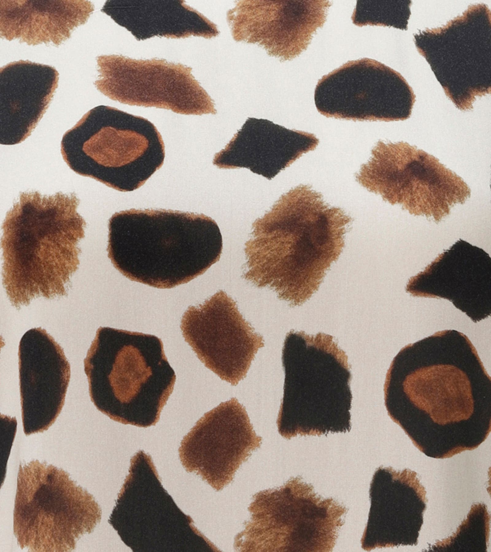 Aniston PLUS Schlupfbluse - natur-braun-schwarz