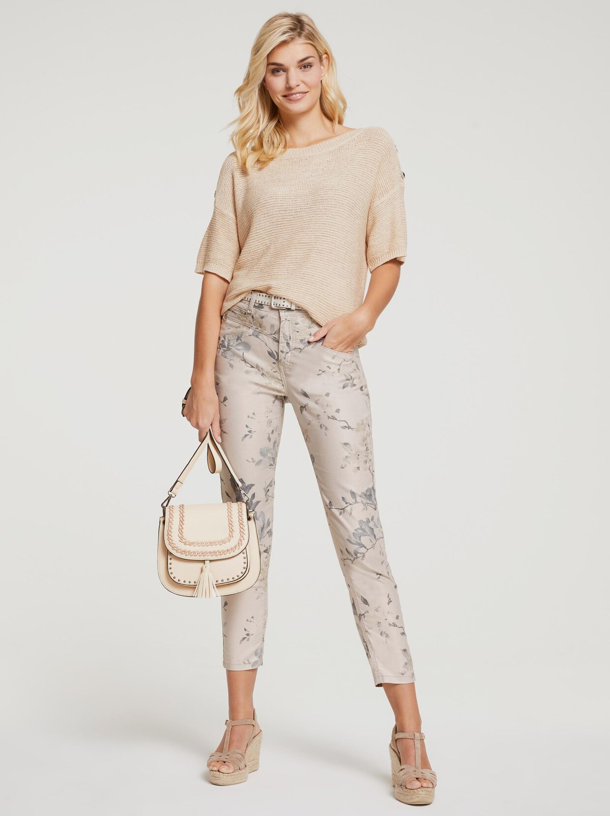 Linea Tesini Pullover - sand