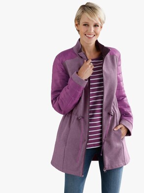 Jacke - pflaume-meliert