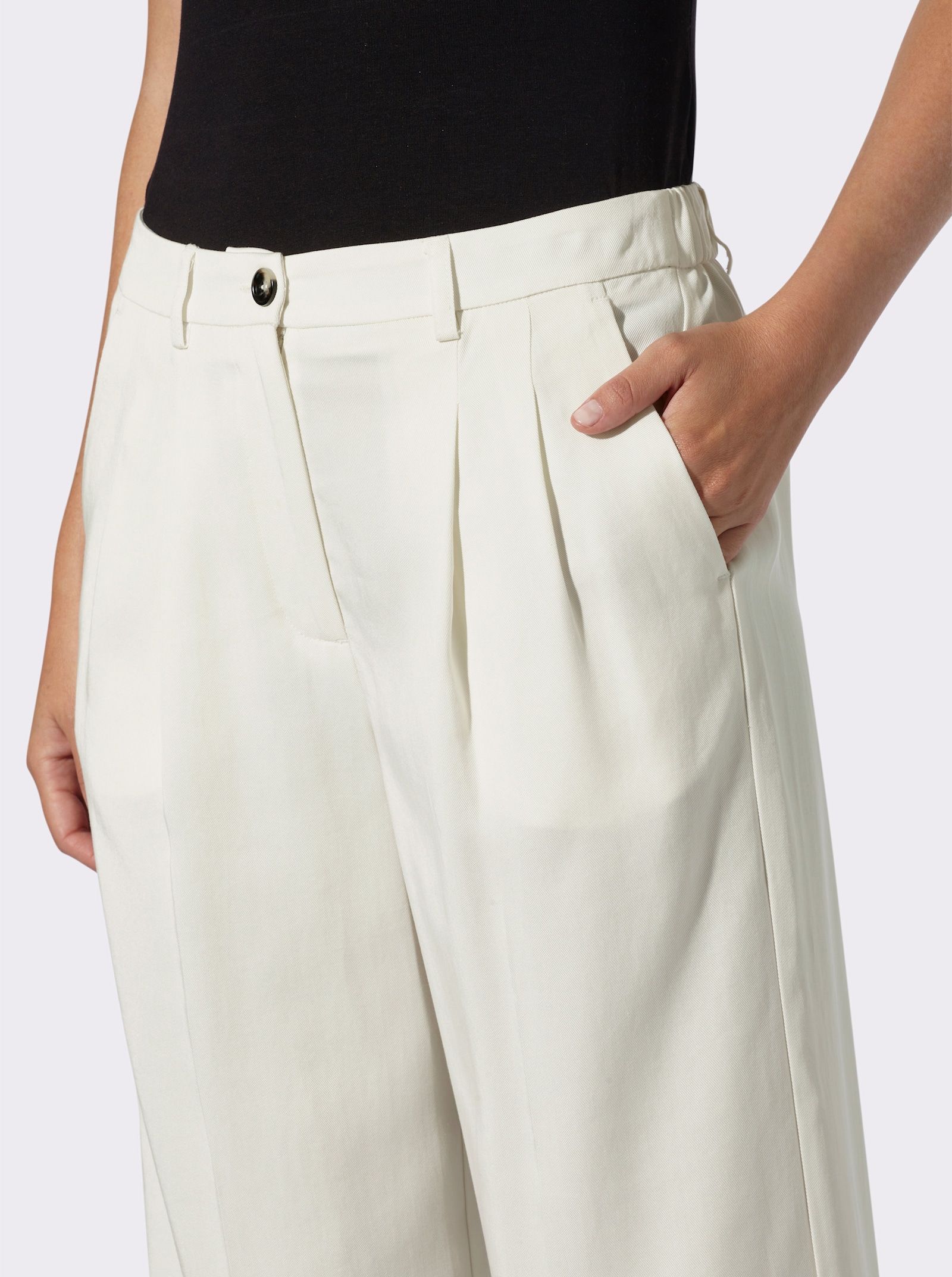 heine Webhose aus Lyocell - ecru