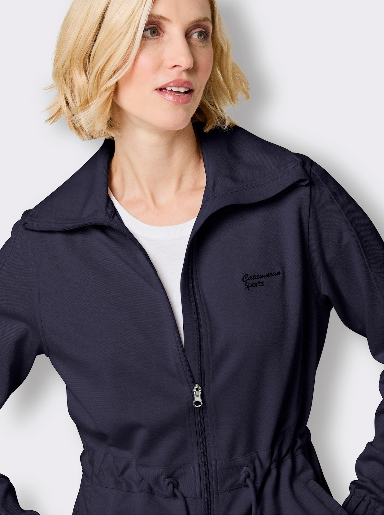 Catamaran Sweatjacke - marine