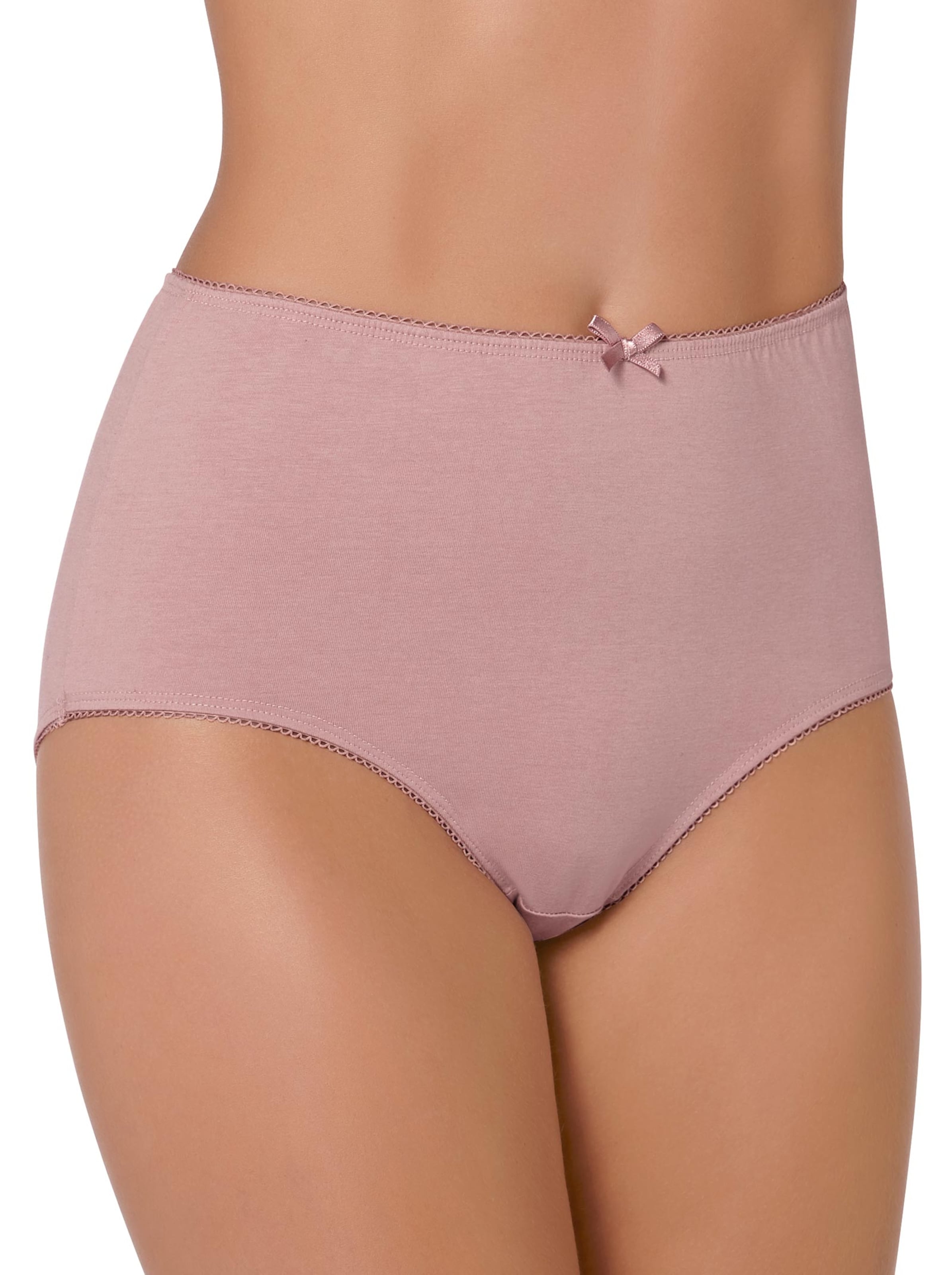 Taillenslip - 2x oliv-bedruckt + bordeaux + mauve