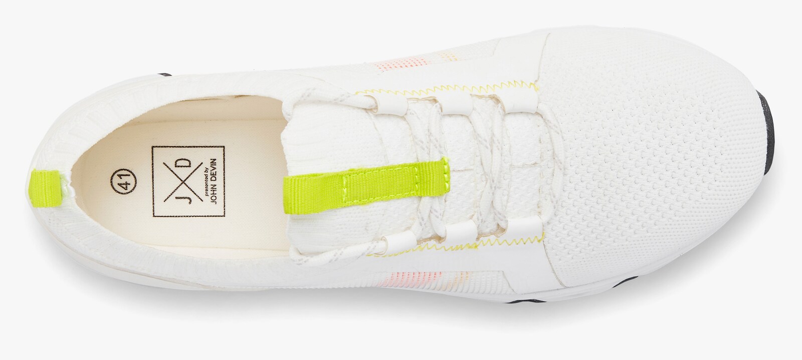 John Devin Sneaker - weiß/neon