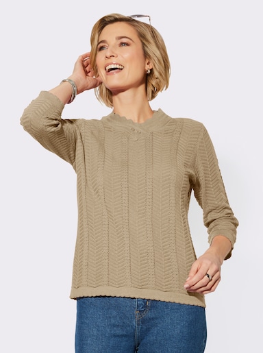 Pullover - beige