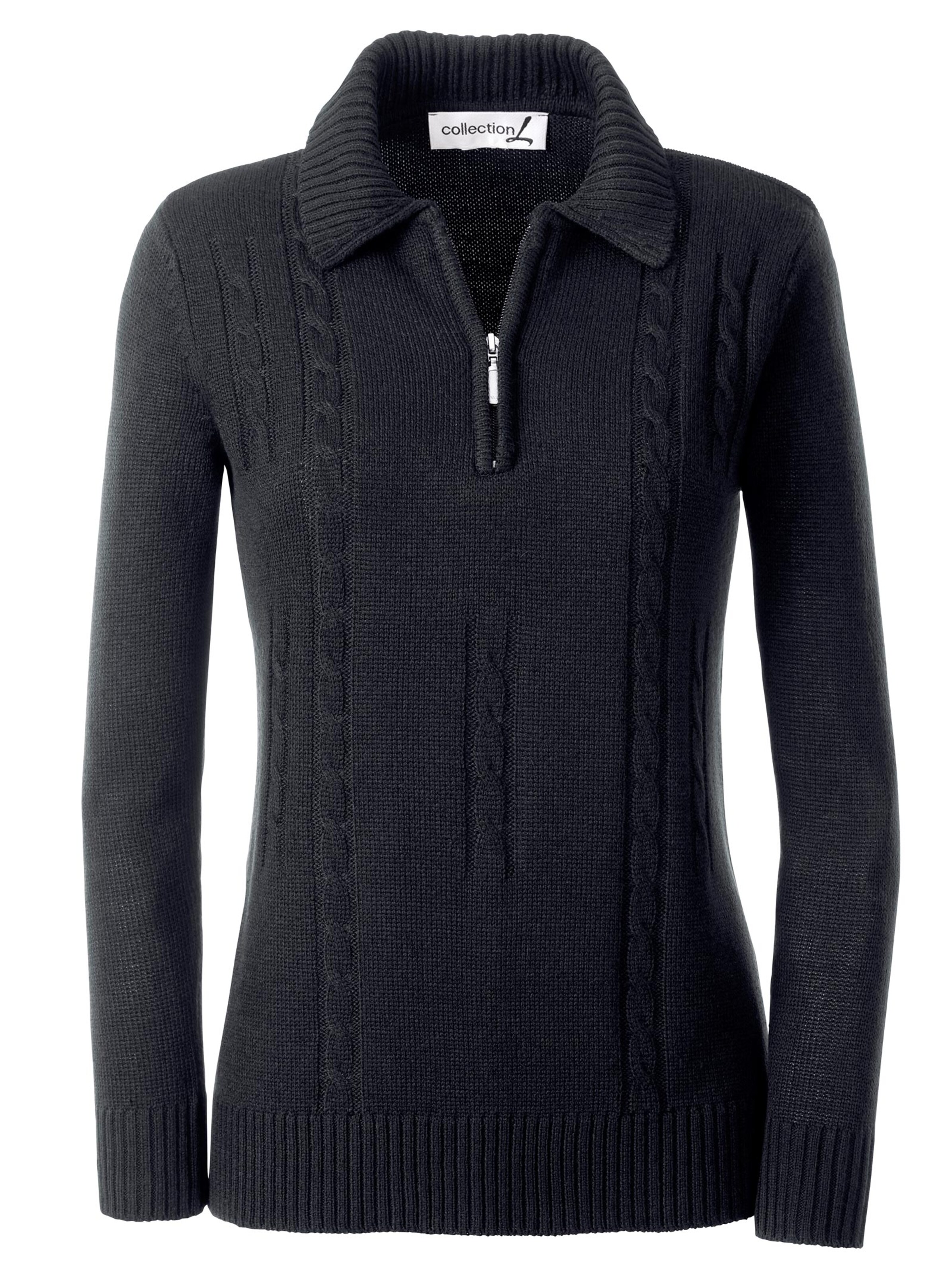 Collection L Pullover - schwarz