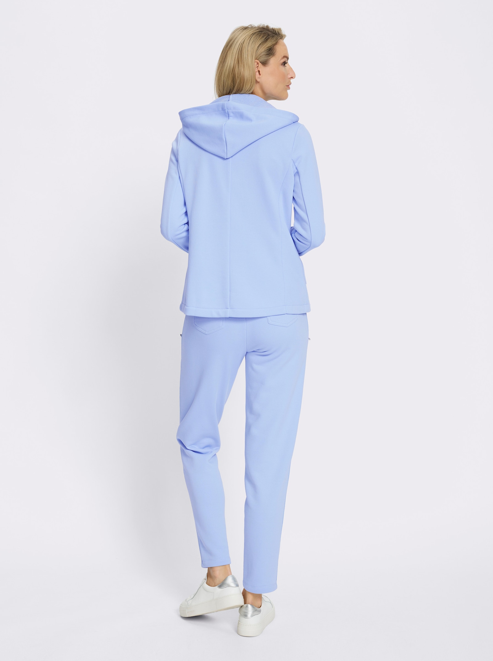 heine Blazer de costume à capuche - bleu glacier