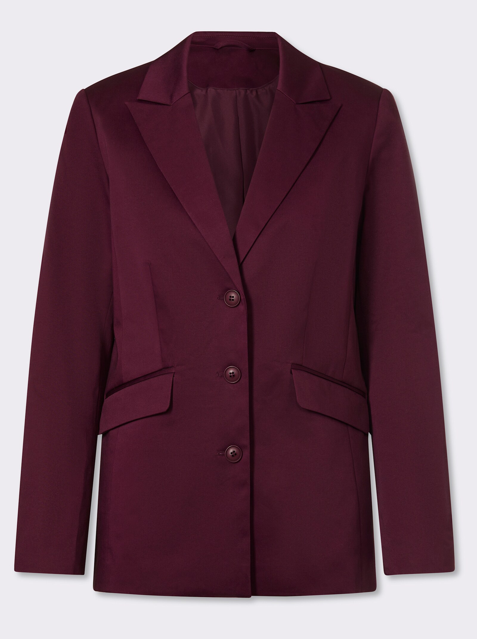 heine Blazer mit dezentem Glanz - burgund