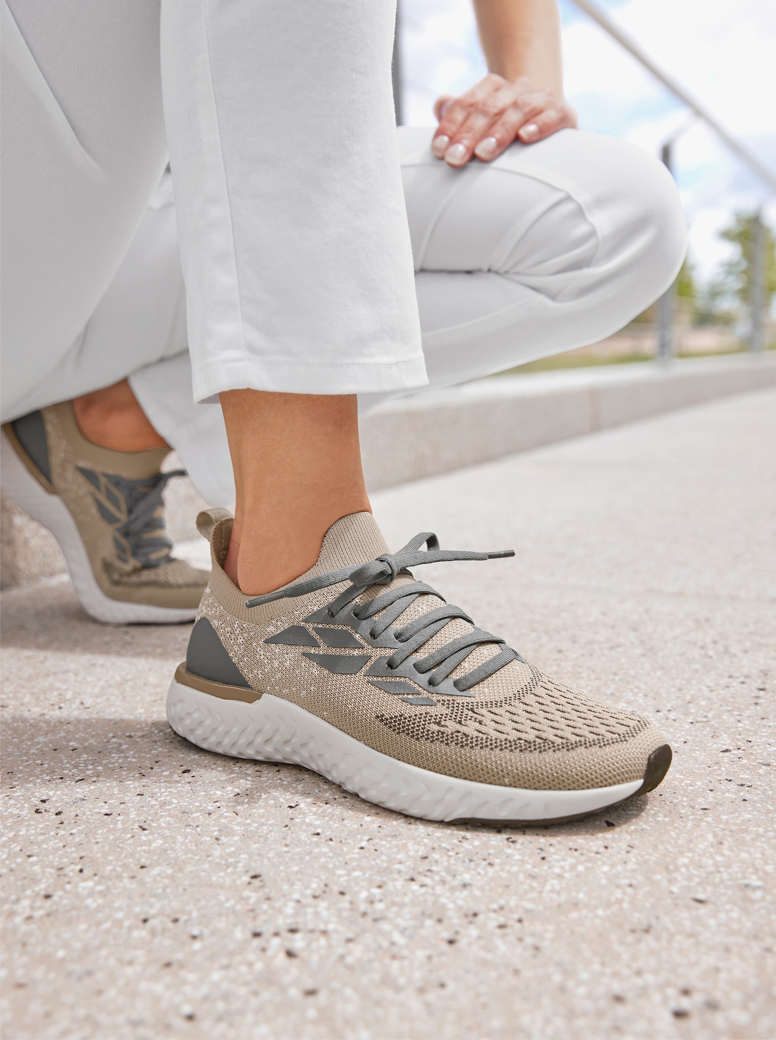 heine Sneaker - taupe-grau