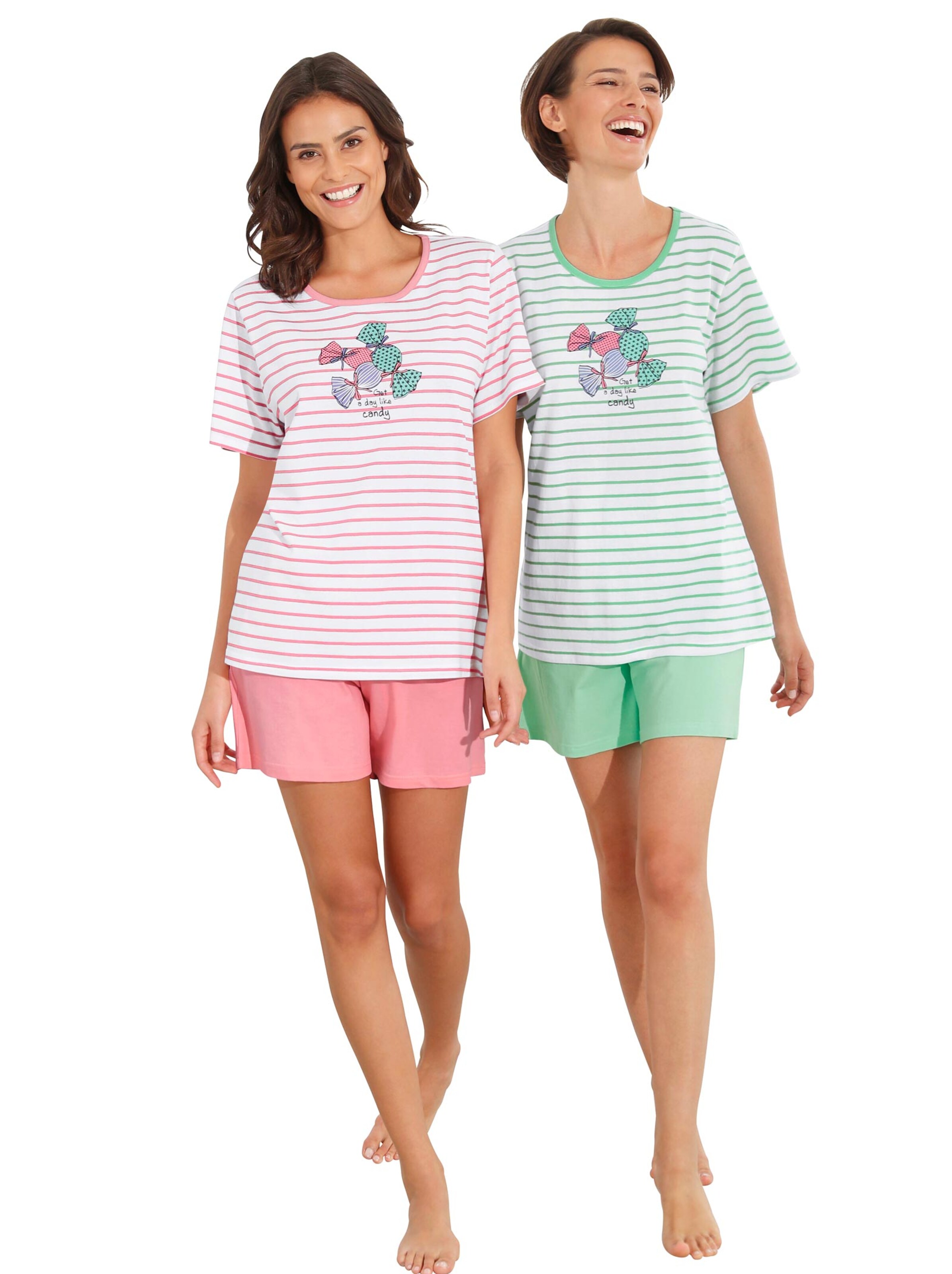 Shortys - mint + apricot