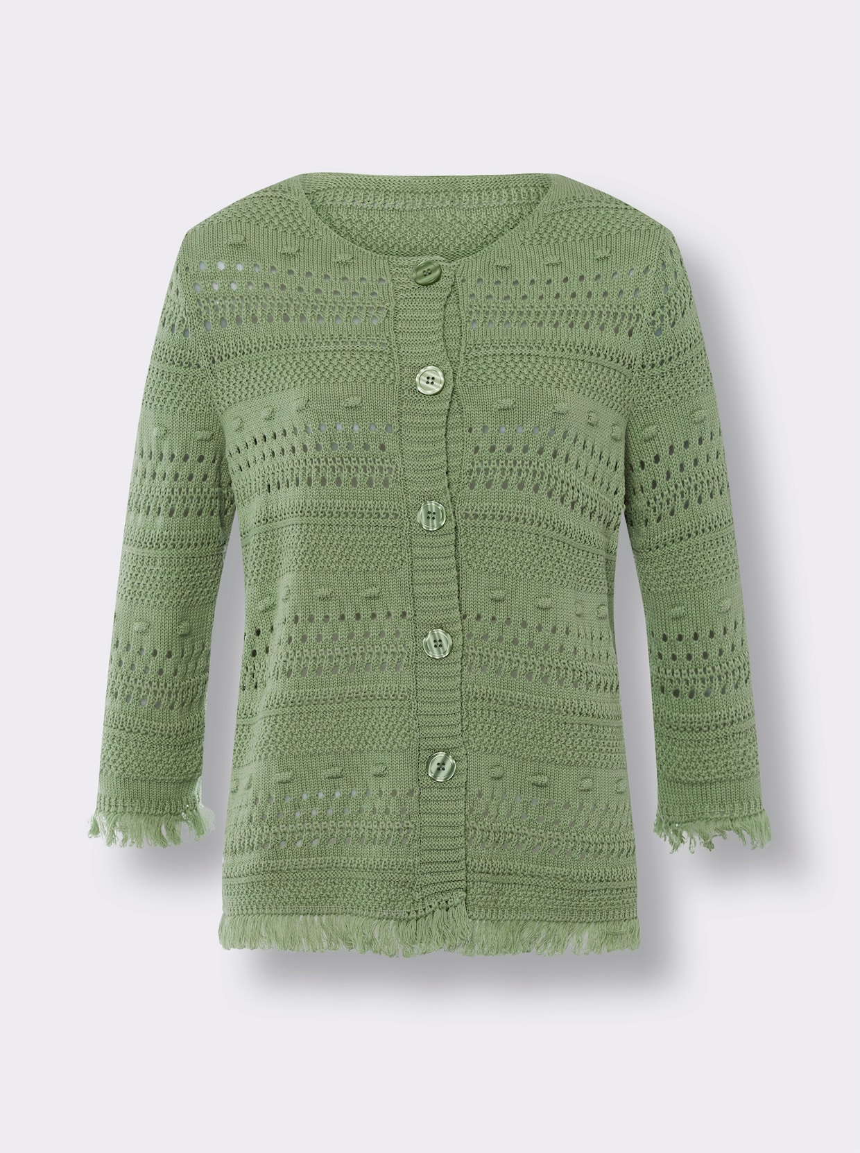 heine Strickjacke - eucalyptus