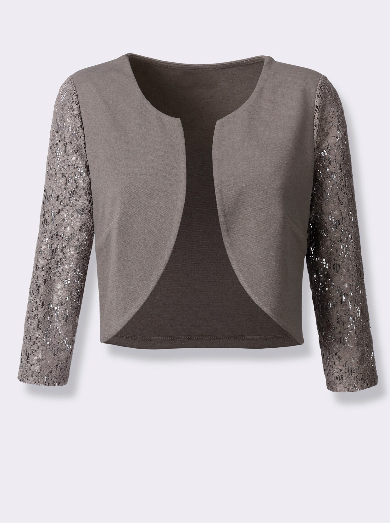 Shirtjacke - taupe