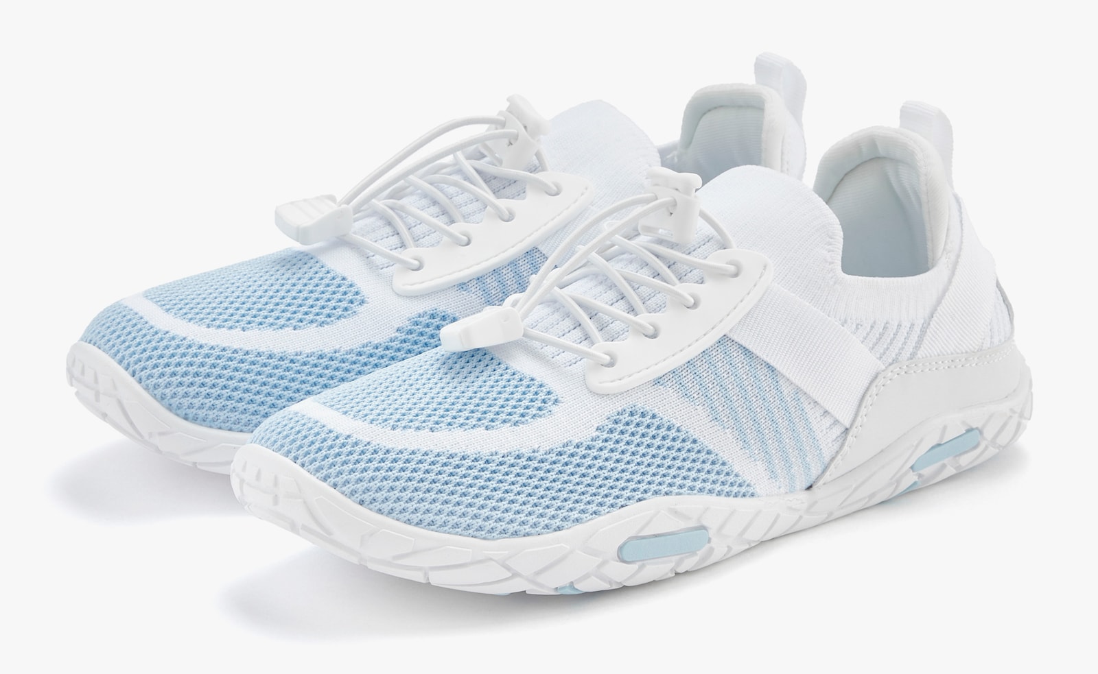 LASCANA Sneaker - weiß/hellblau