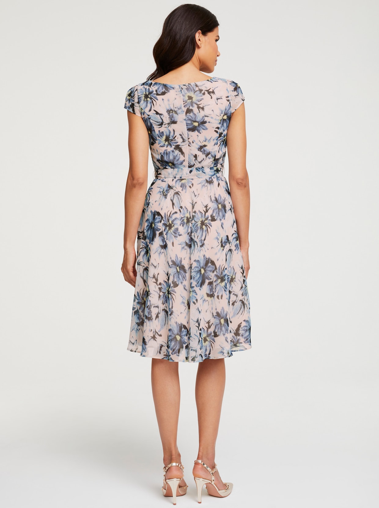 heine Chiffon jurk - bont