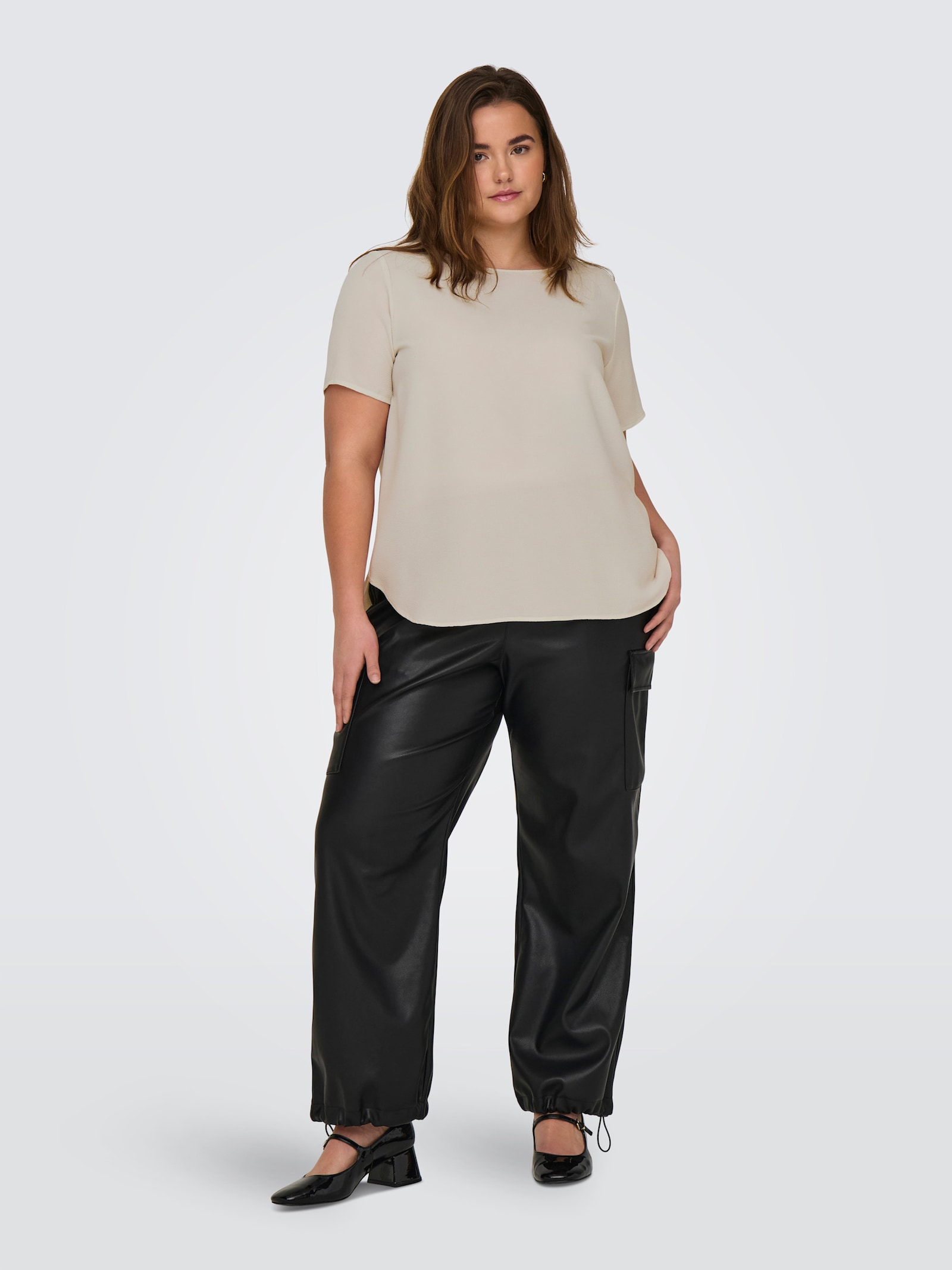 ONLY CARMAKOMA Shirtbluse - moonbeam