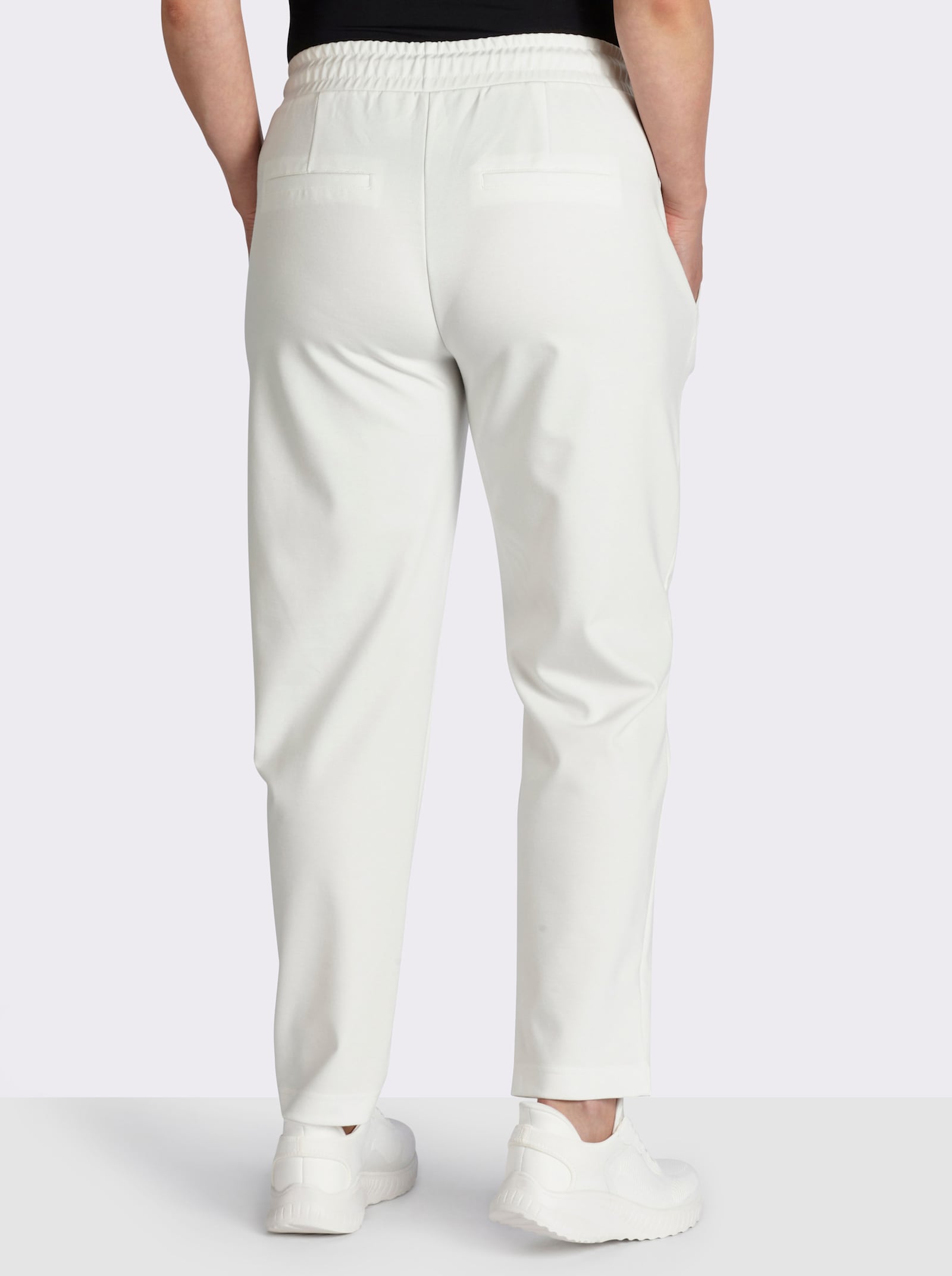 Schlupfhose in Stretch-Qualität - ecru