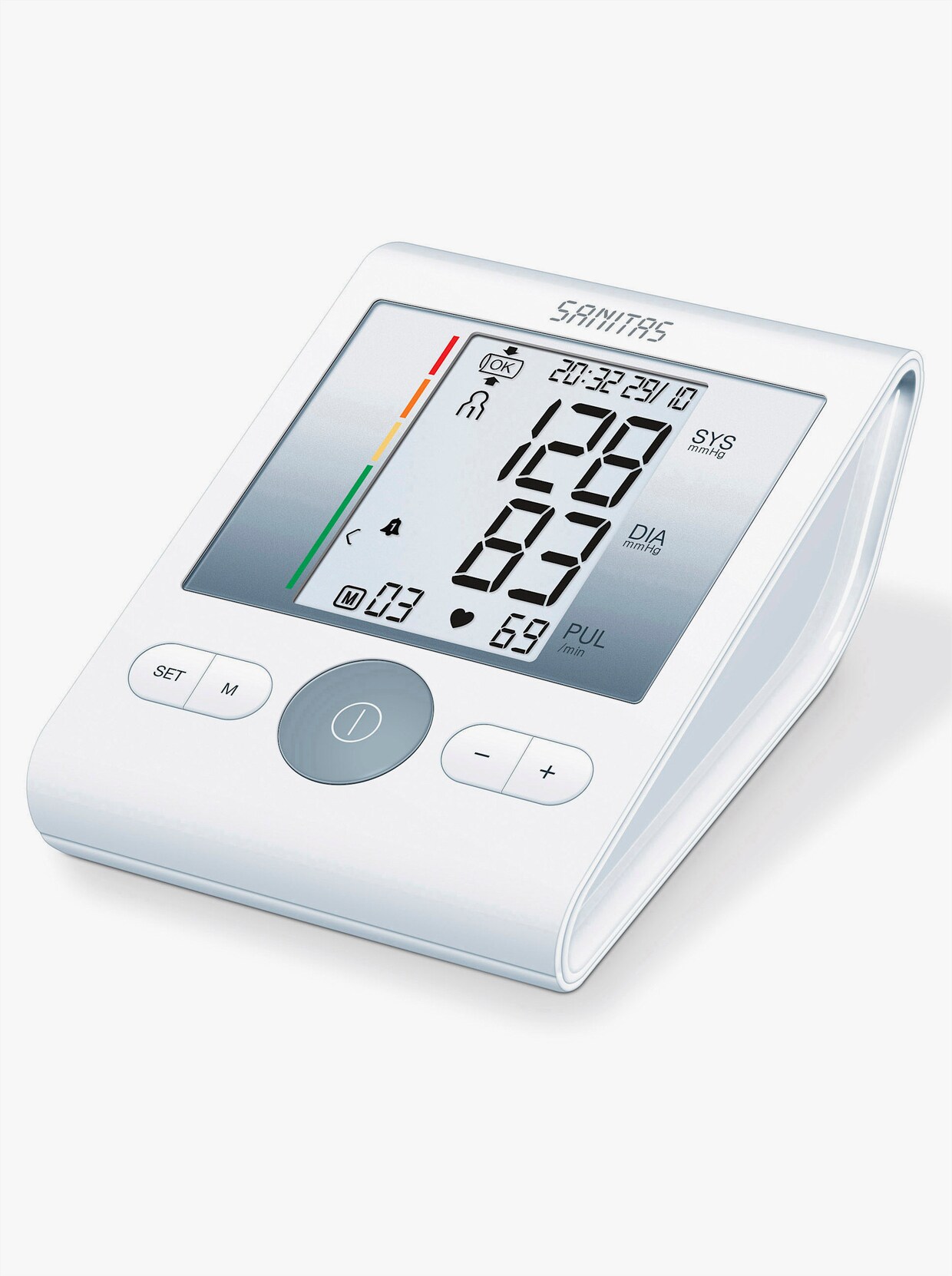 Oberarm-Blutdruck-Messgerät - weiß
