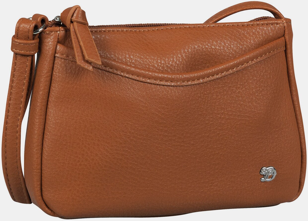 TOM TAILOR Denim Schoudertas - cognac