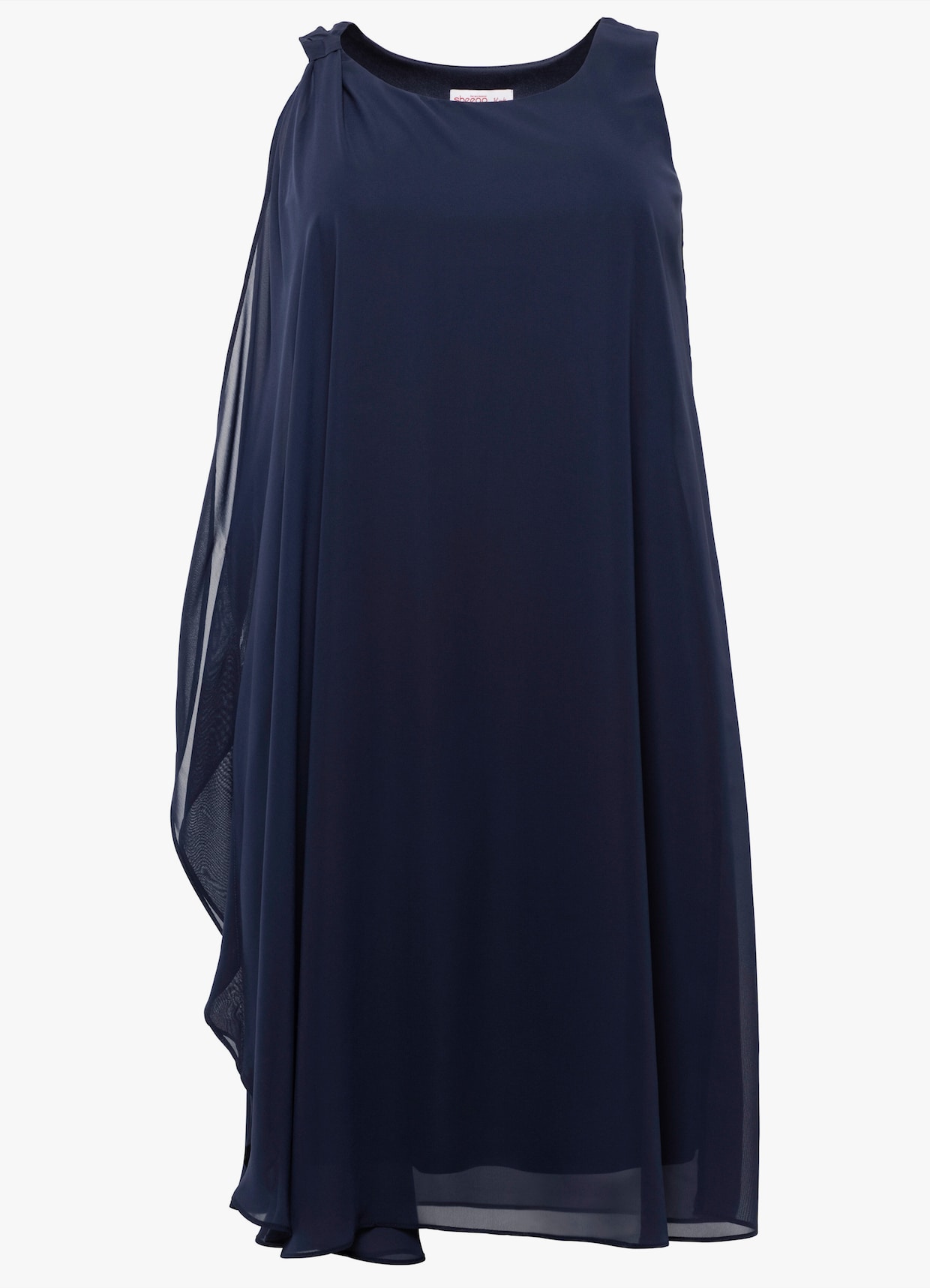 sheego Chiffon jurk - marine